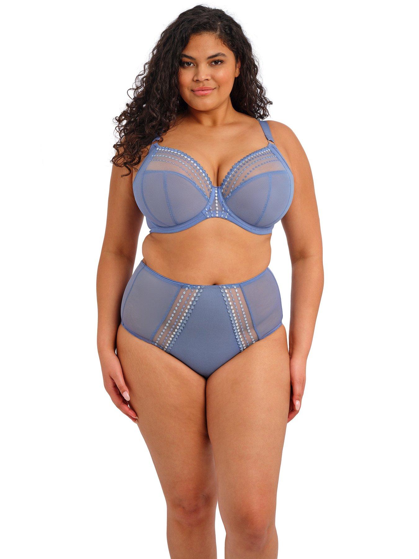 Elomi Matilda Underwire Plunge Bra - Lunar Blue