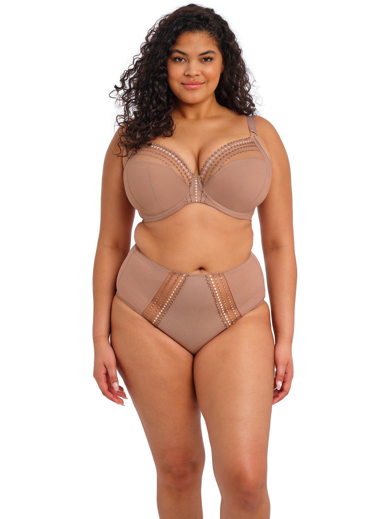 Elomi Matilda Underwire Plunge Bra - Beige