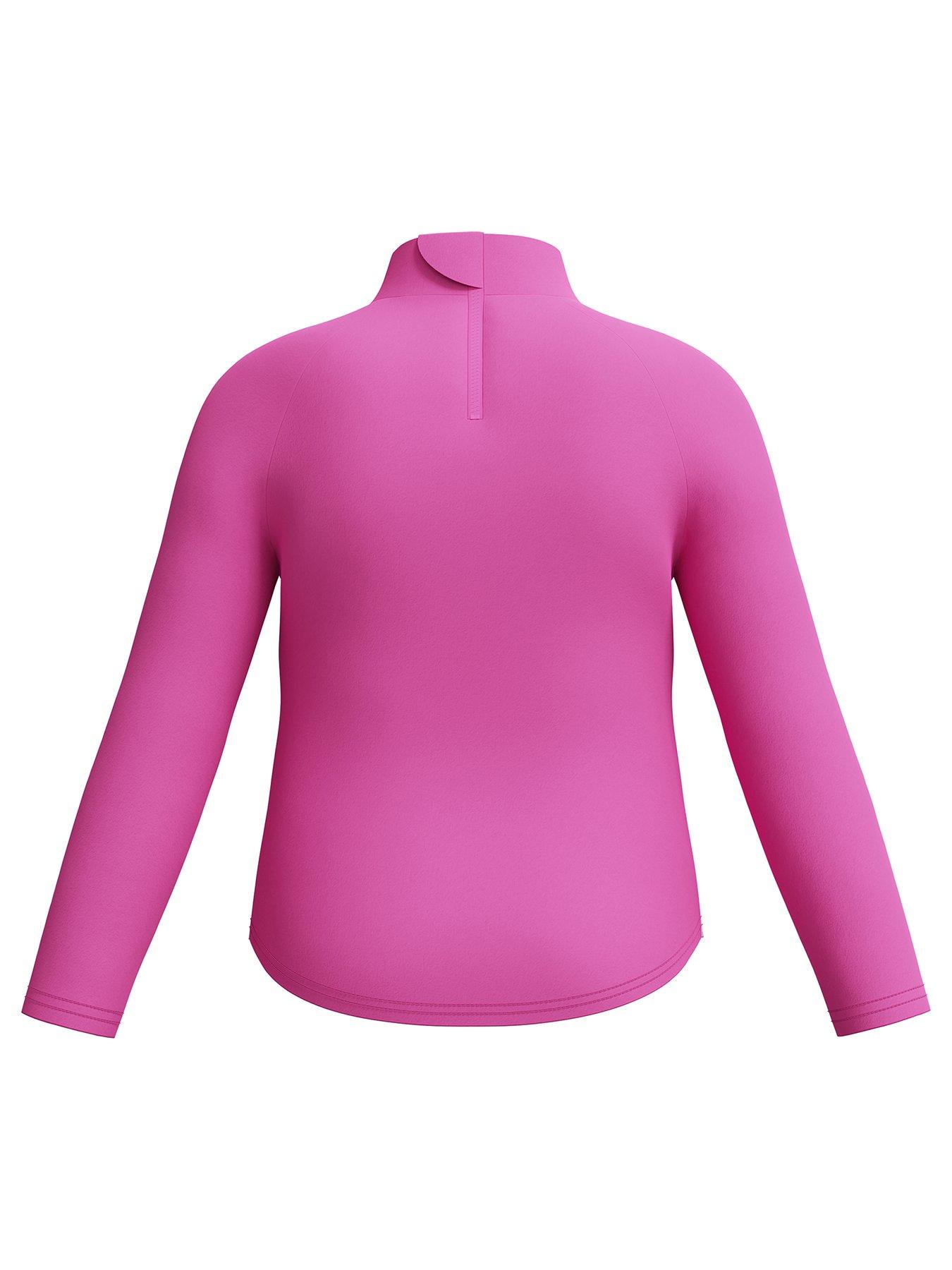 Speedo Girls Long Sleeve Print Rash Guard - Pink | Very