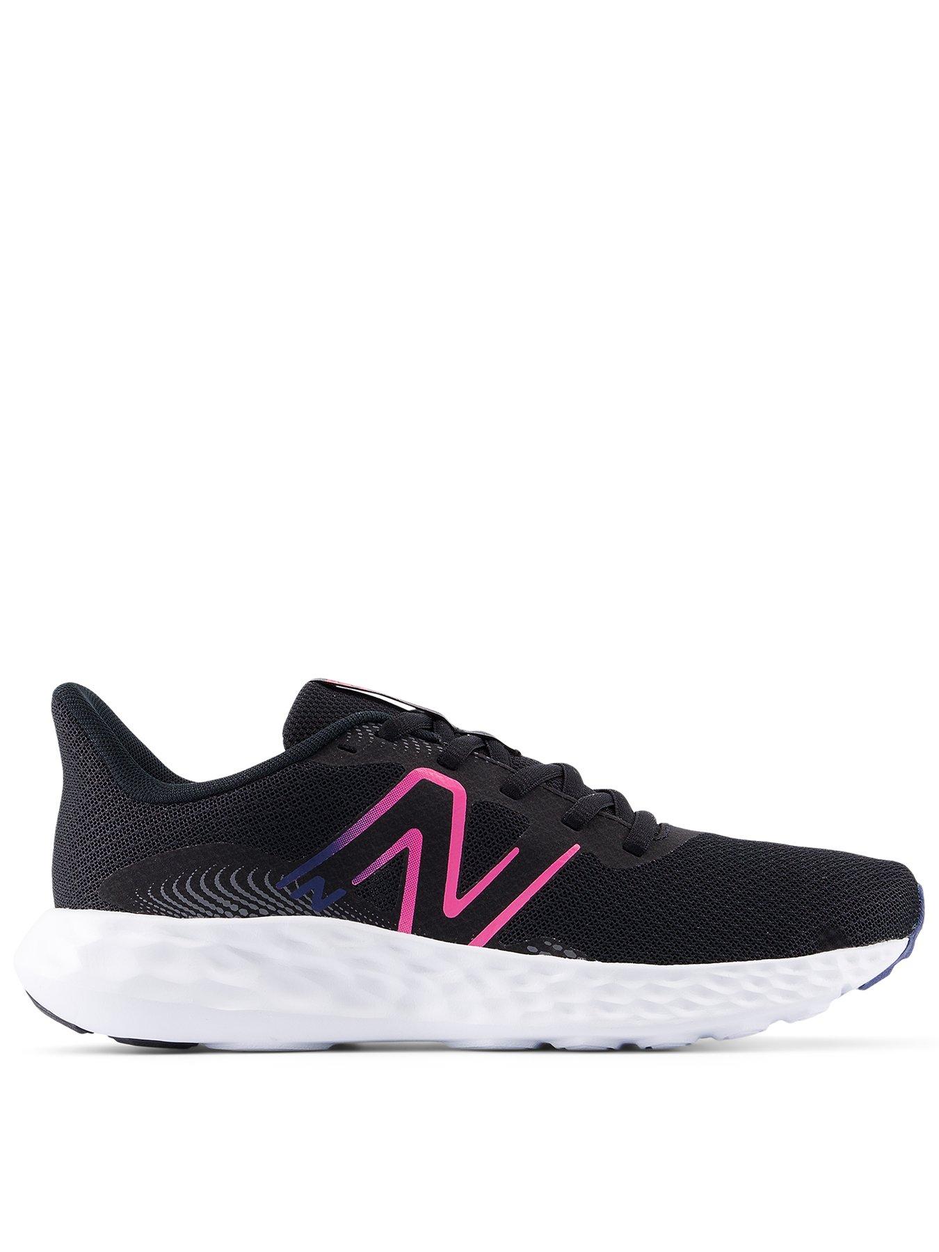 Image 1 of 4 of New Balance Womens Running 411 V3 Trainers - Black/Pink
