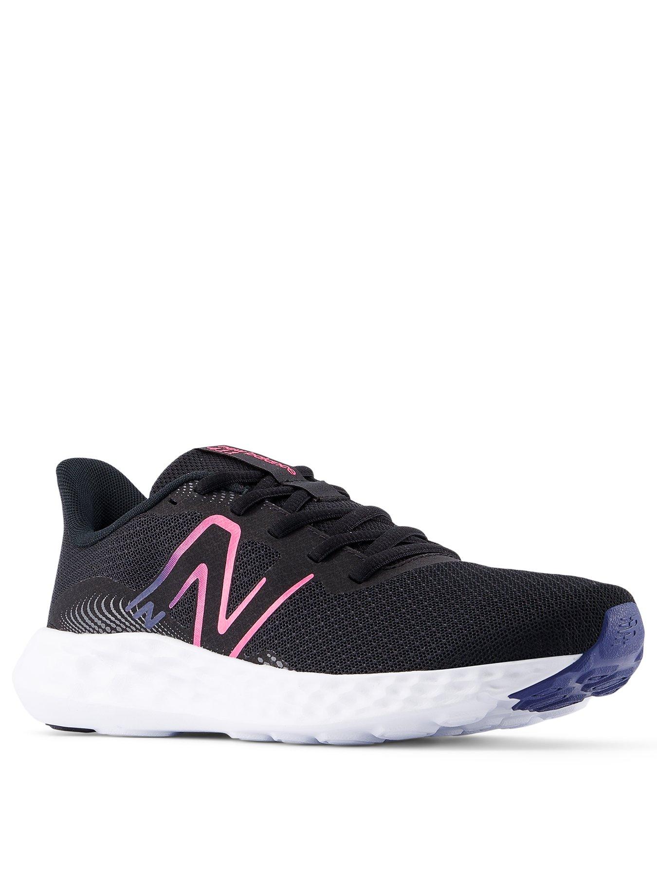 Image 2 of 4 of New Balance Womens Running 411 V3 Trainers - Black/Pink