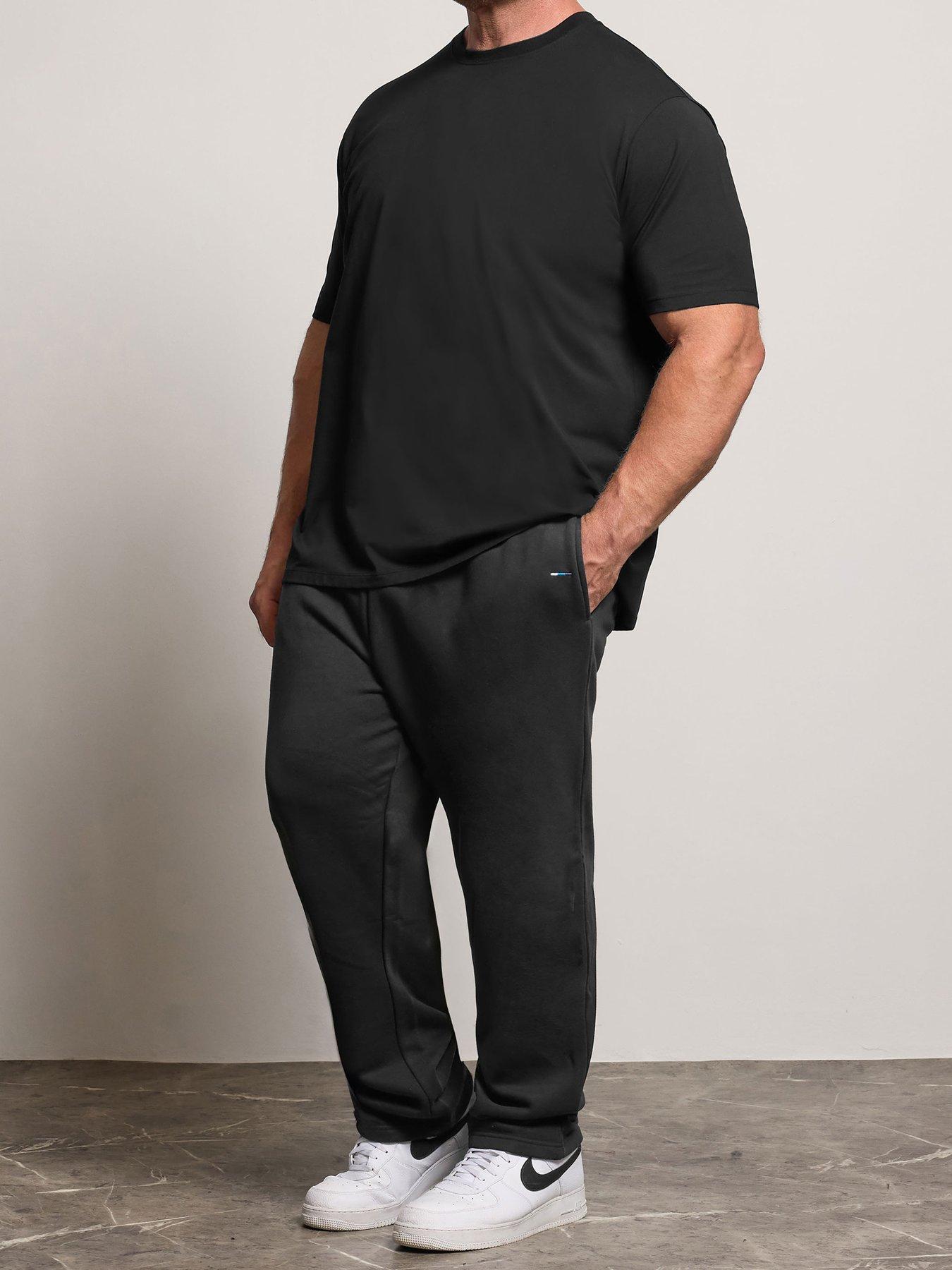 BadRhino Open Hem Joggers, Black, Size 3Xl, Men