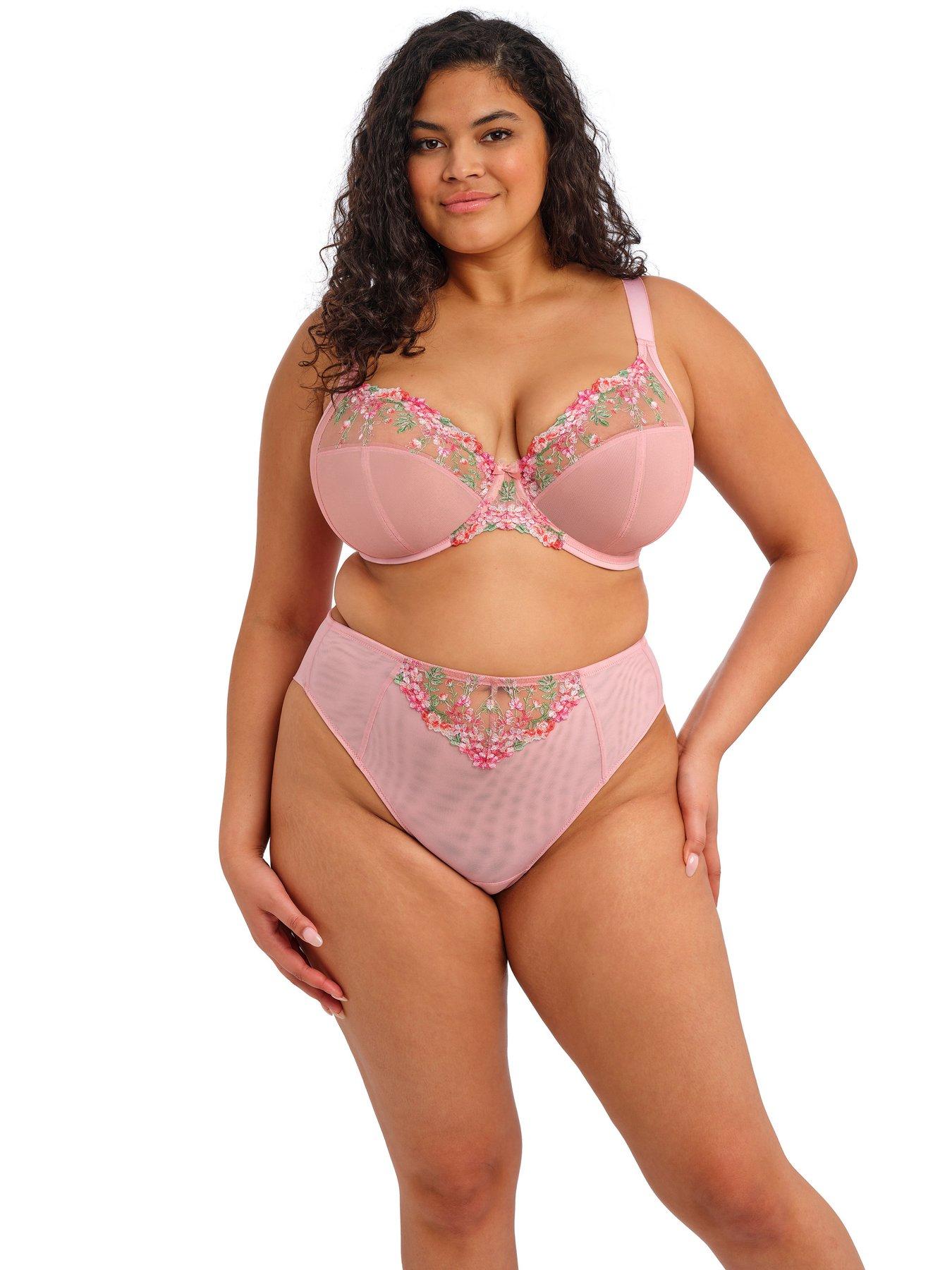 Elomi Aerith Underwire Plunge Bra - Rose Pink