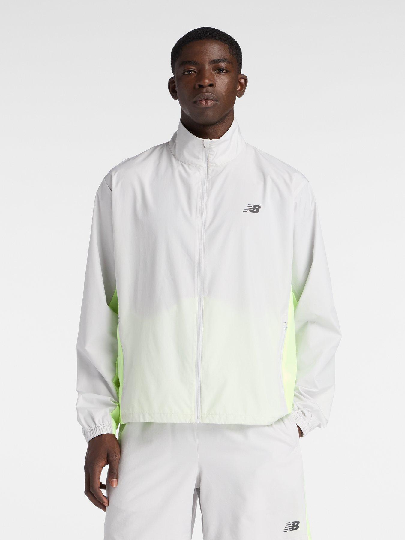 New Balance Mens Running Fast Days Jacket - Grey