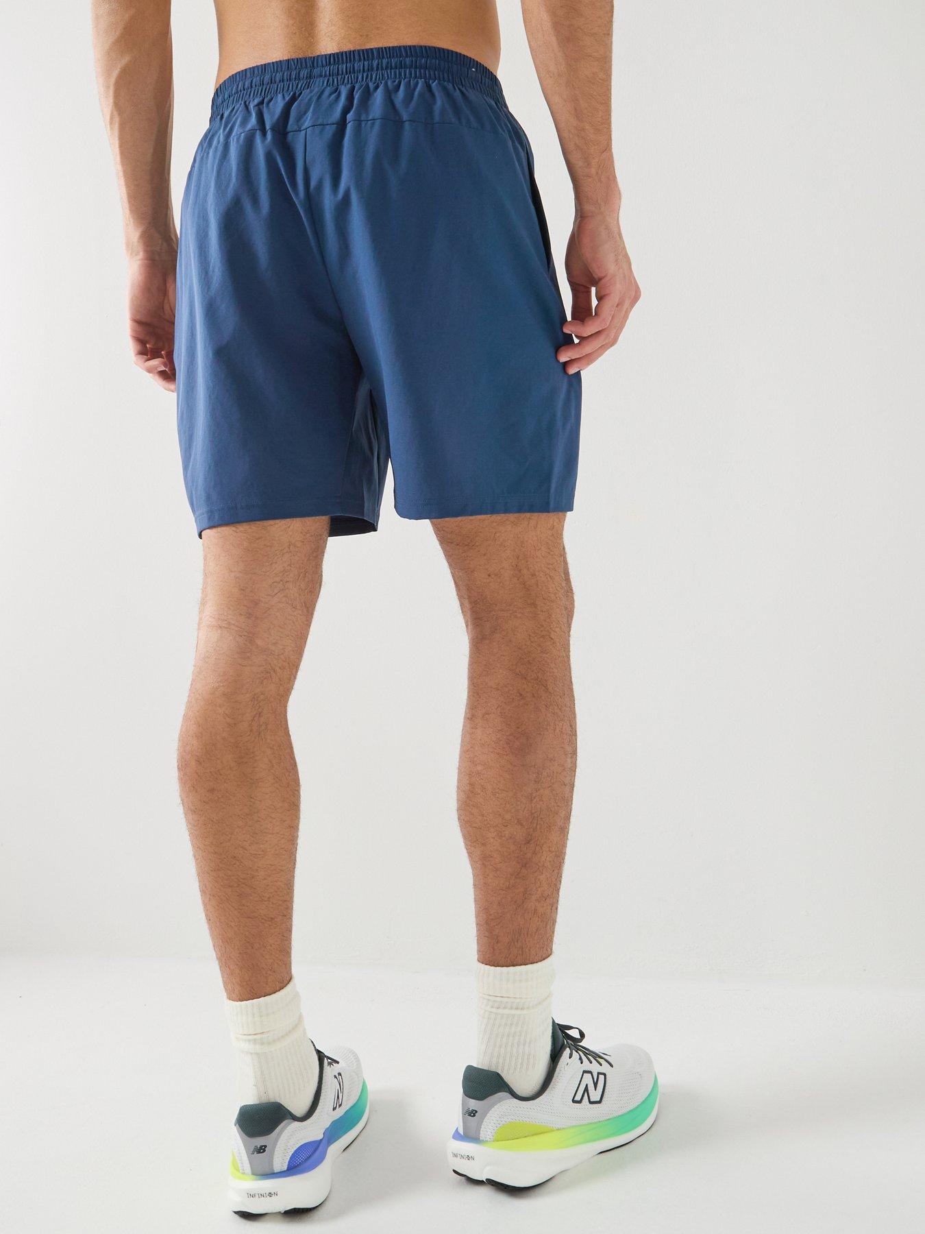 Image 2 of 5 of New Balance Mens Running Sport Essentials Shorts - Navy