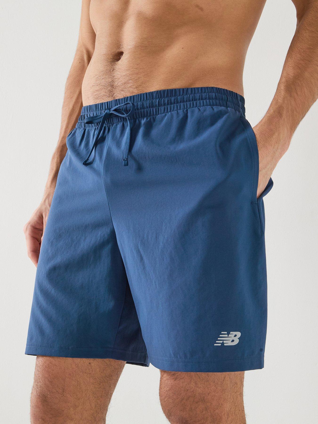 Image 4 of 5 of New Balance Mens Running Sport Essentials Shorts - Navy