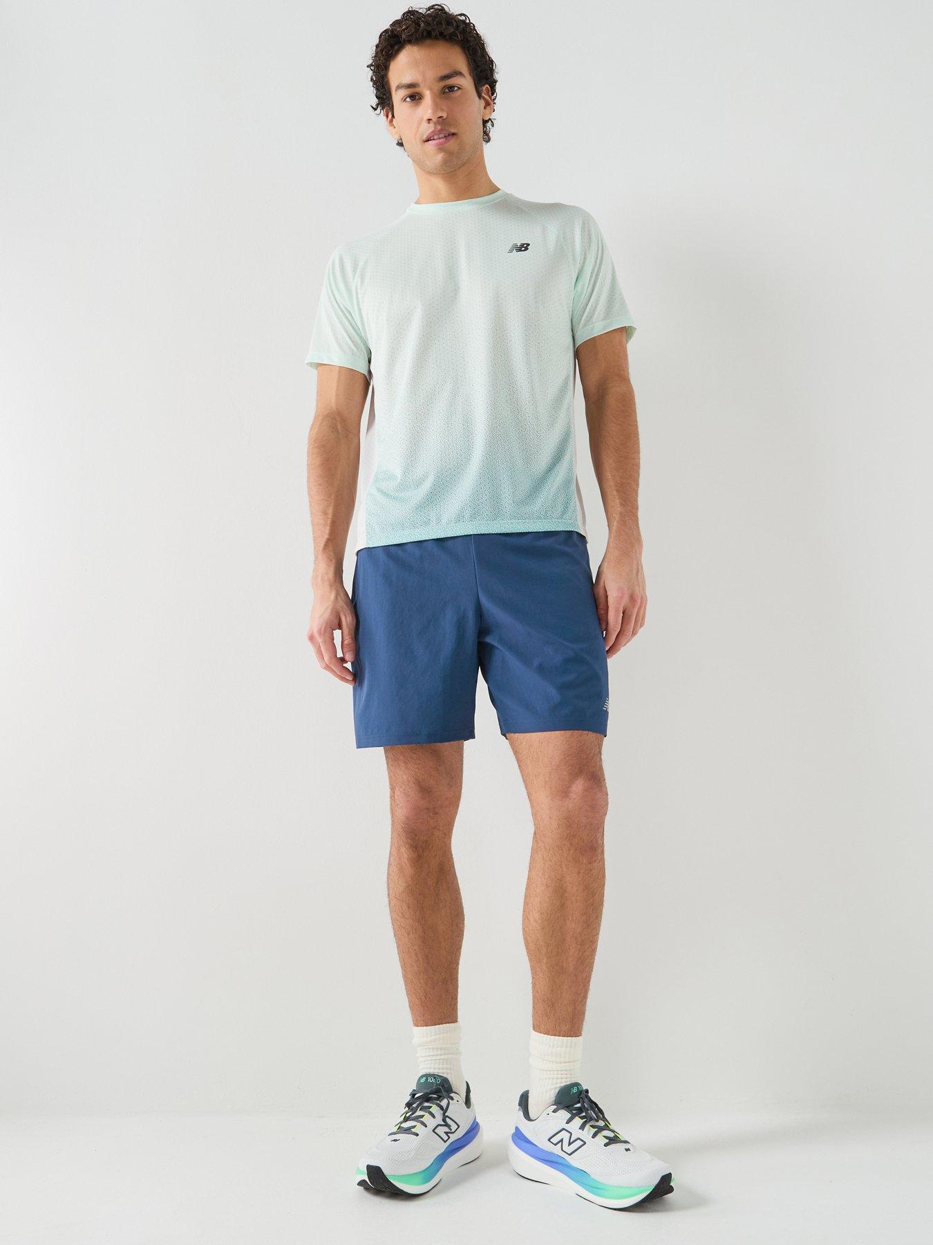 Image 5 of 5 of New Balance Mens Running Sport Essentials Shorts - Navy