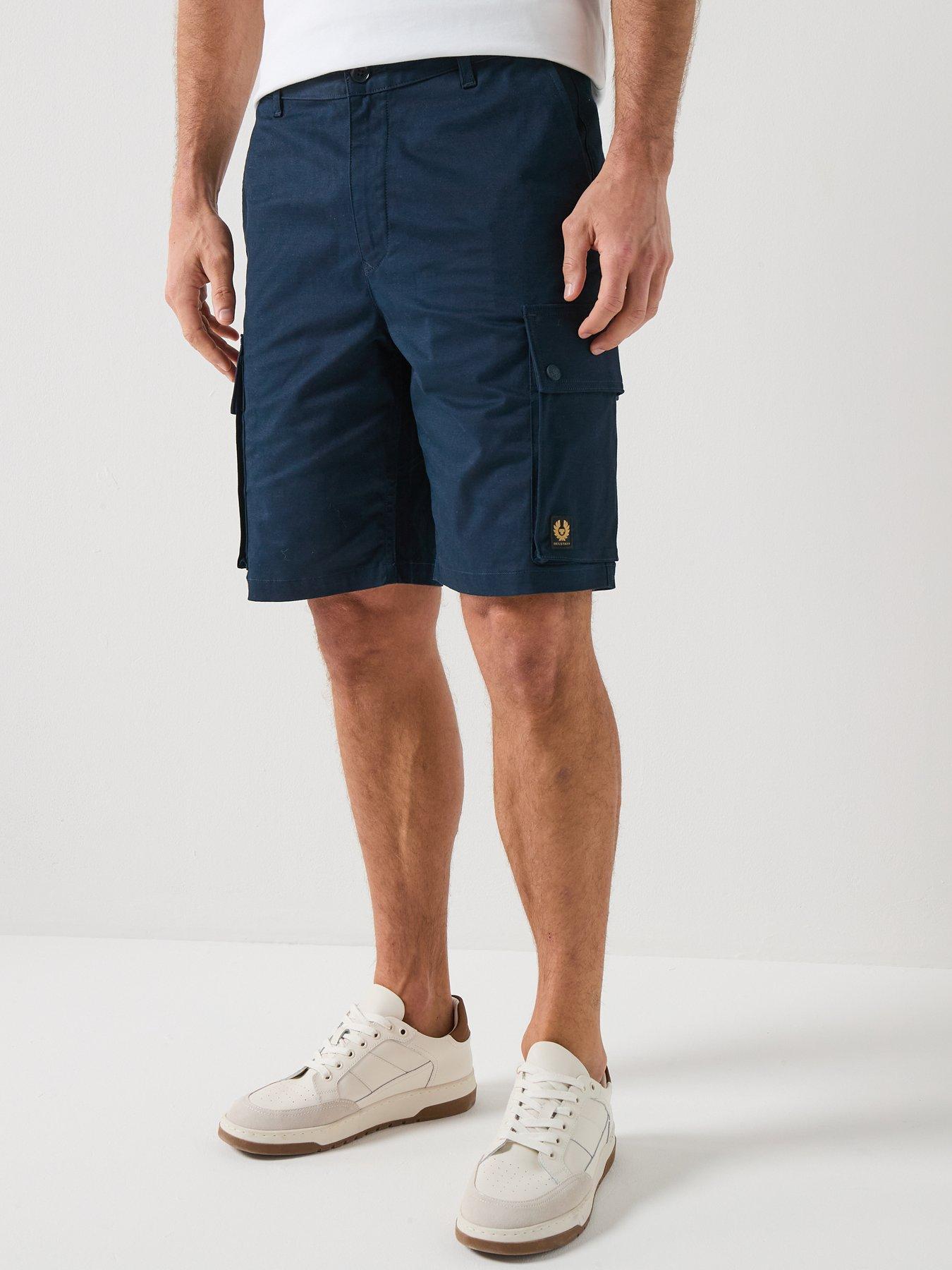 Belstaff Route Cargo Shorts - Navy