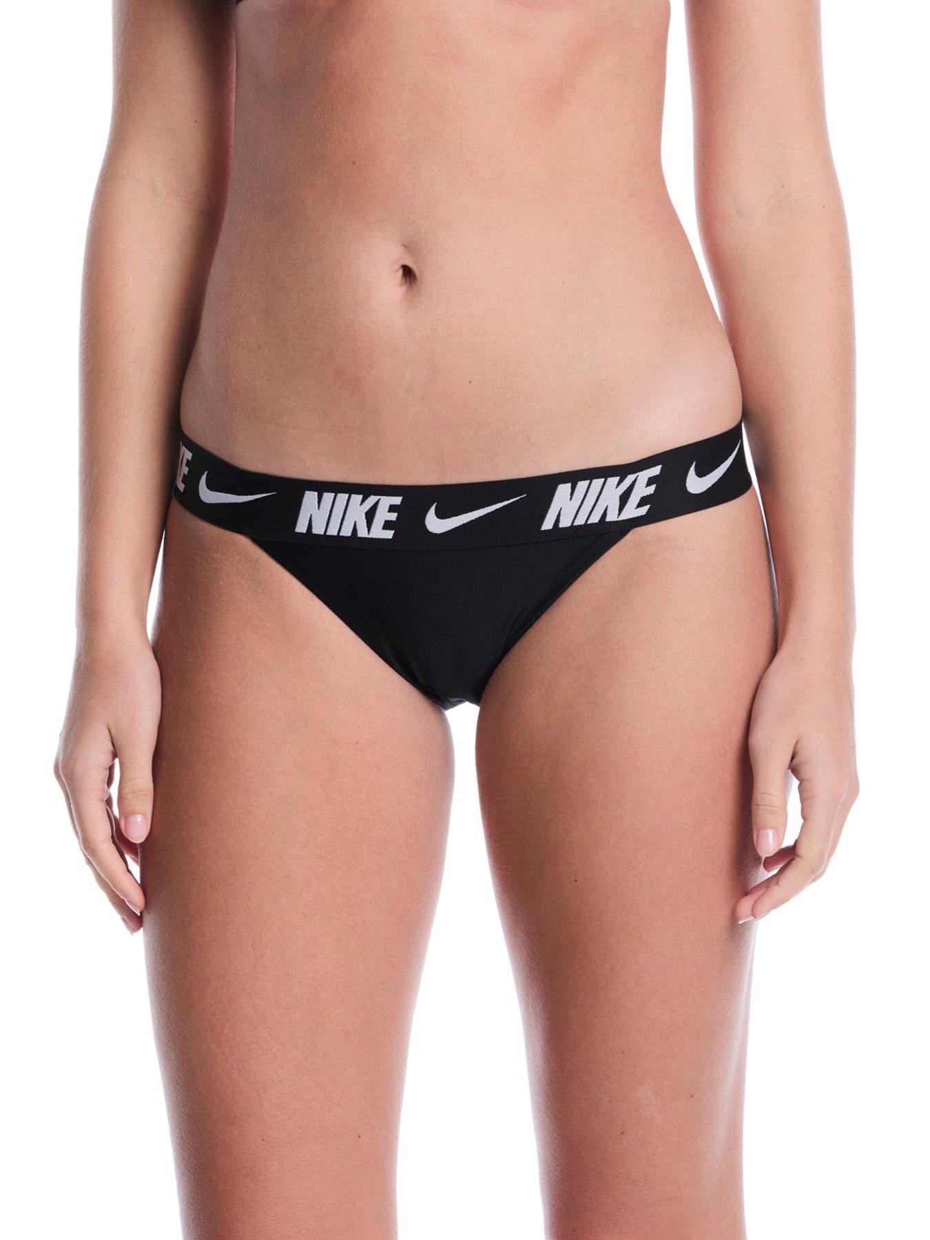 Image 1 of 4 of Nike Womens Banded Bikini Bottom - Black