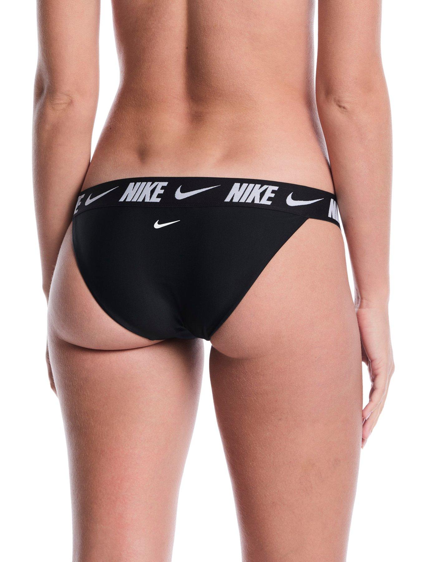 Image 2 of 4 of Nike Womens Banded Bikini Bottom - Black