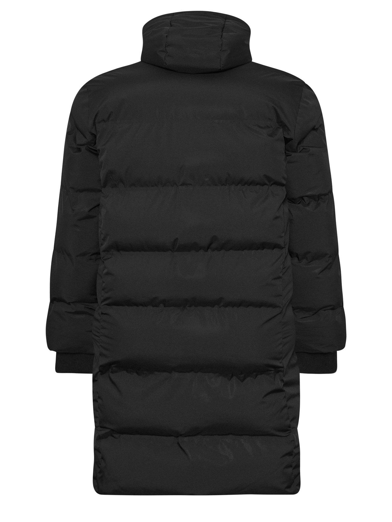 BadRhino Longline Puffer Jacket Black Very