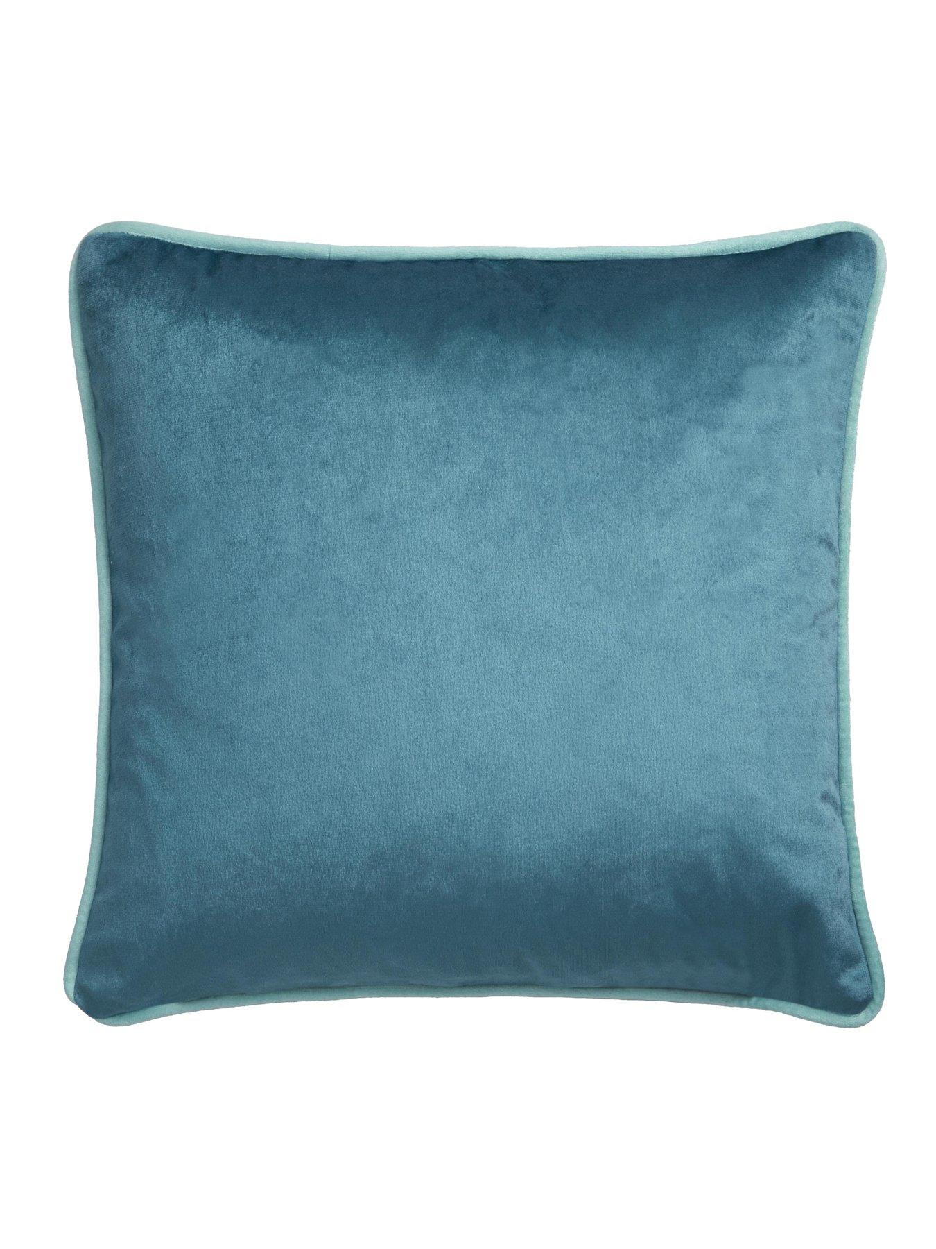 Image 3 of 3 of Laurence Llewelyn-Bowen Birdity Absurdity Filled Cushion- Blue