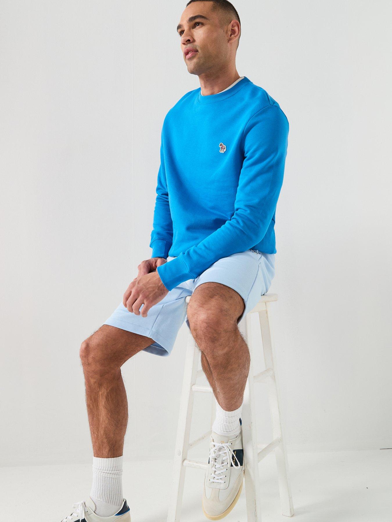 Image 4 of 6 of PS PAUL SMITH Regular Fit Zebra Crew Sweat - Blue