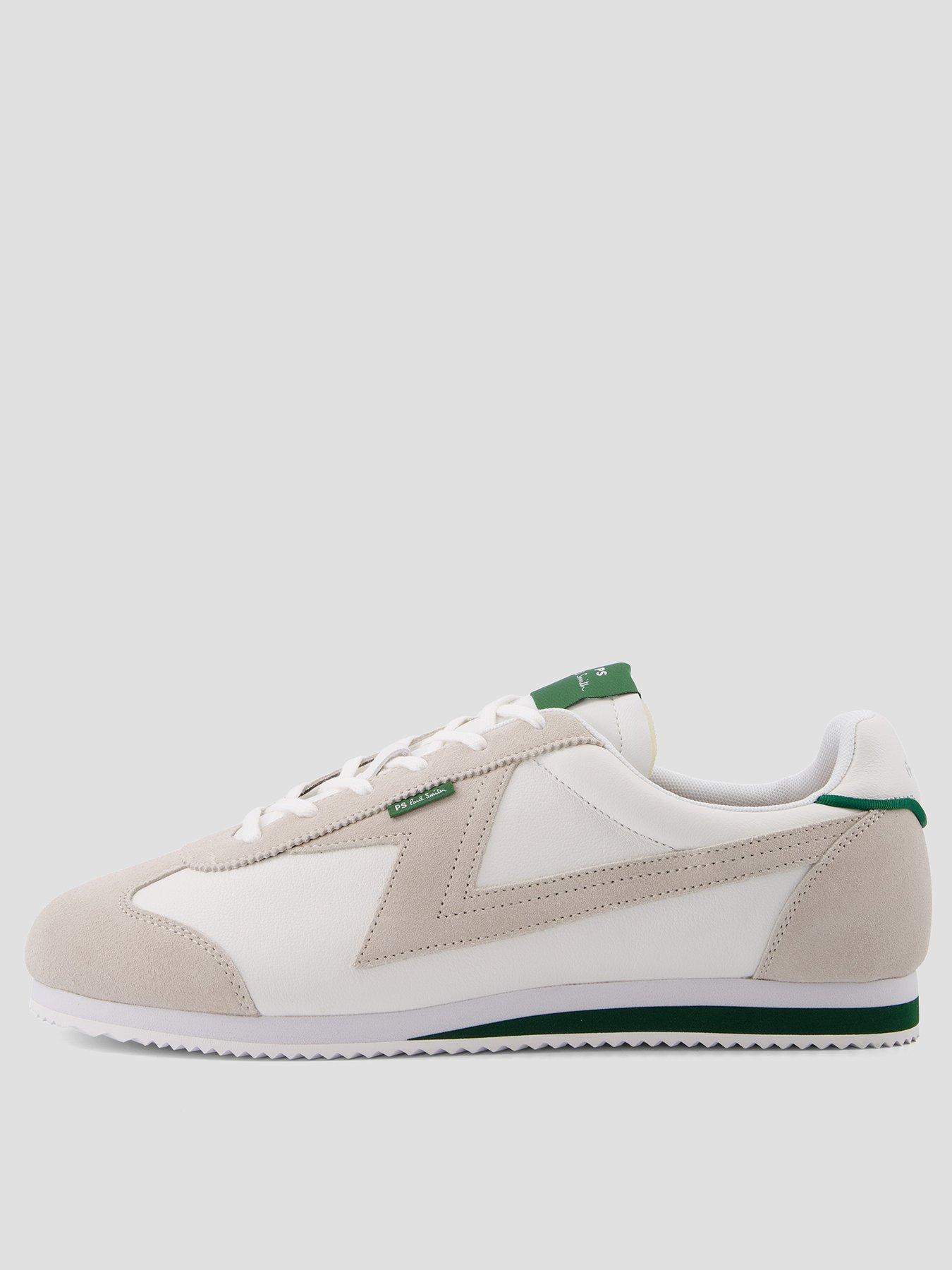 PS PAUL SMITH Atlanta Retro Low Profile Runner Trainers, White, Size 9, Men