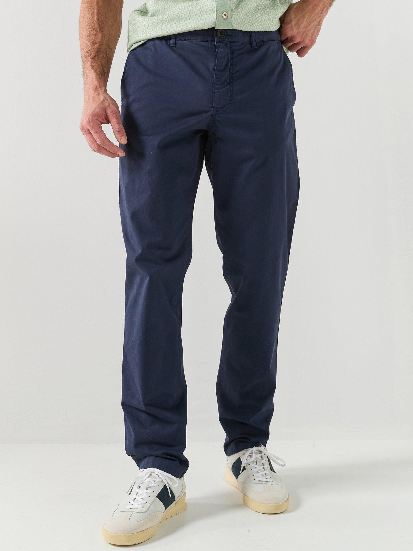 Ps Paul Smith Tapered Fit Chinos - Navy