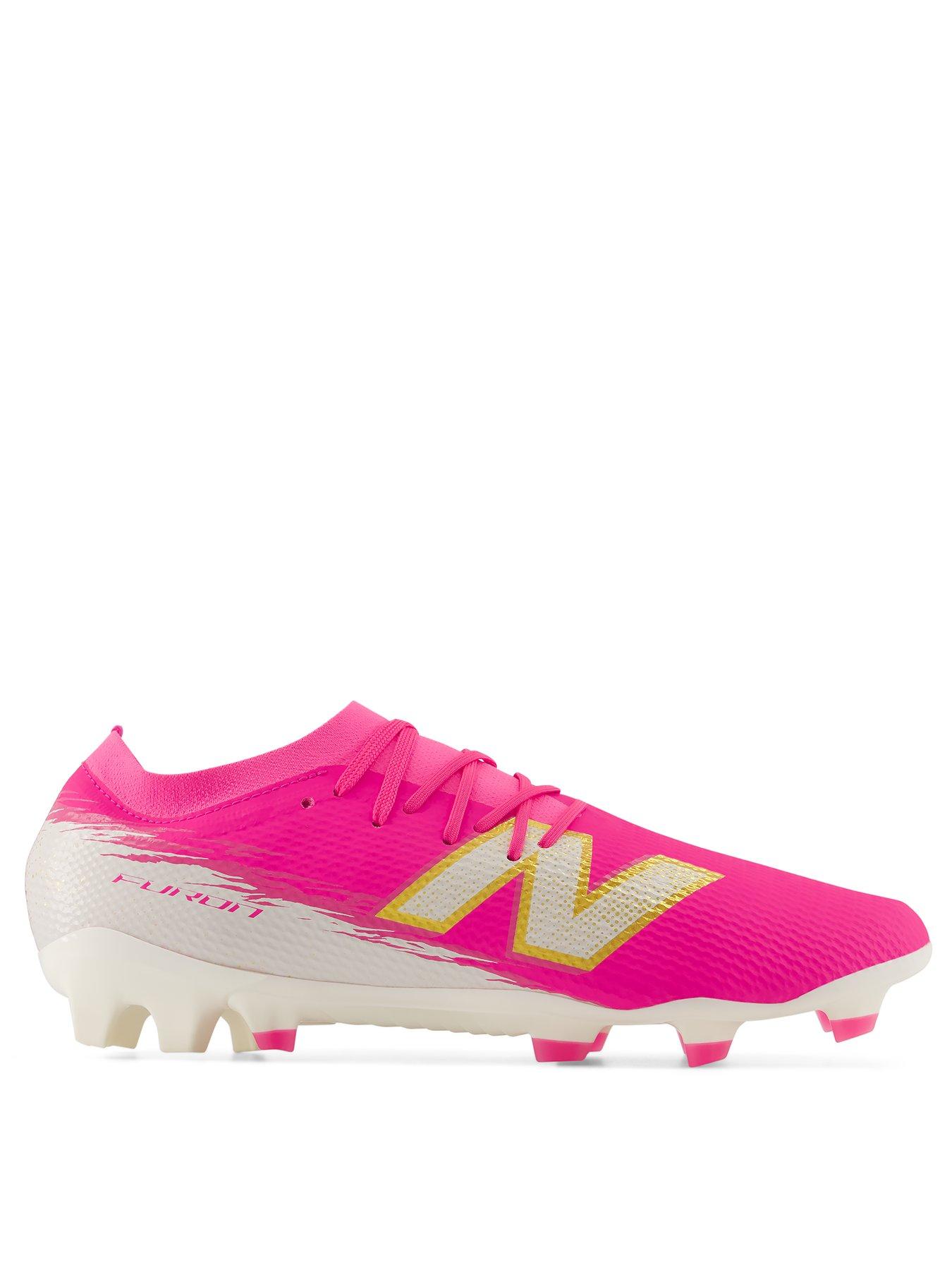 New Balance Mens Furon Academy Firm Ground Football Boots - Pink