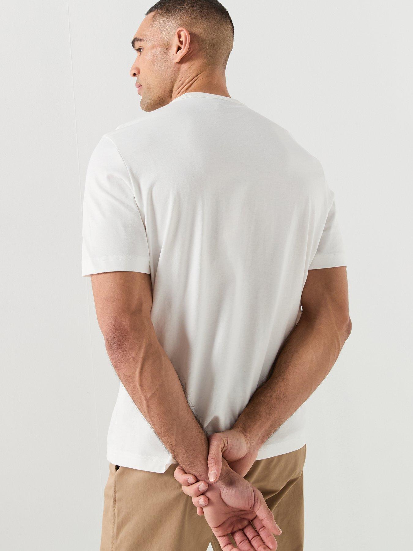 Image 2 of 5 of PS PAUL SMITH Regular Fit Stripe Graphic T-shirt - White