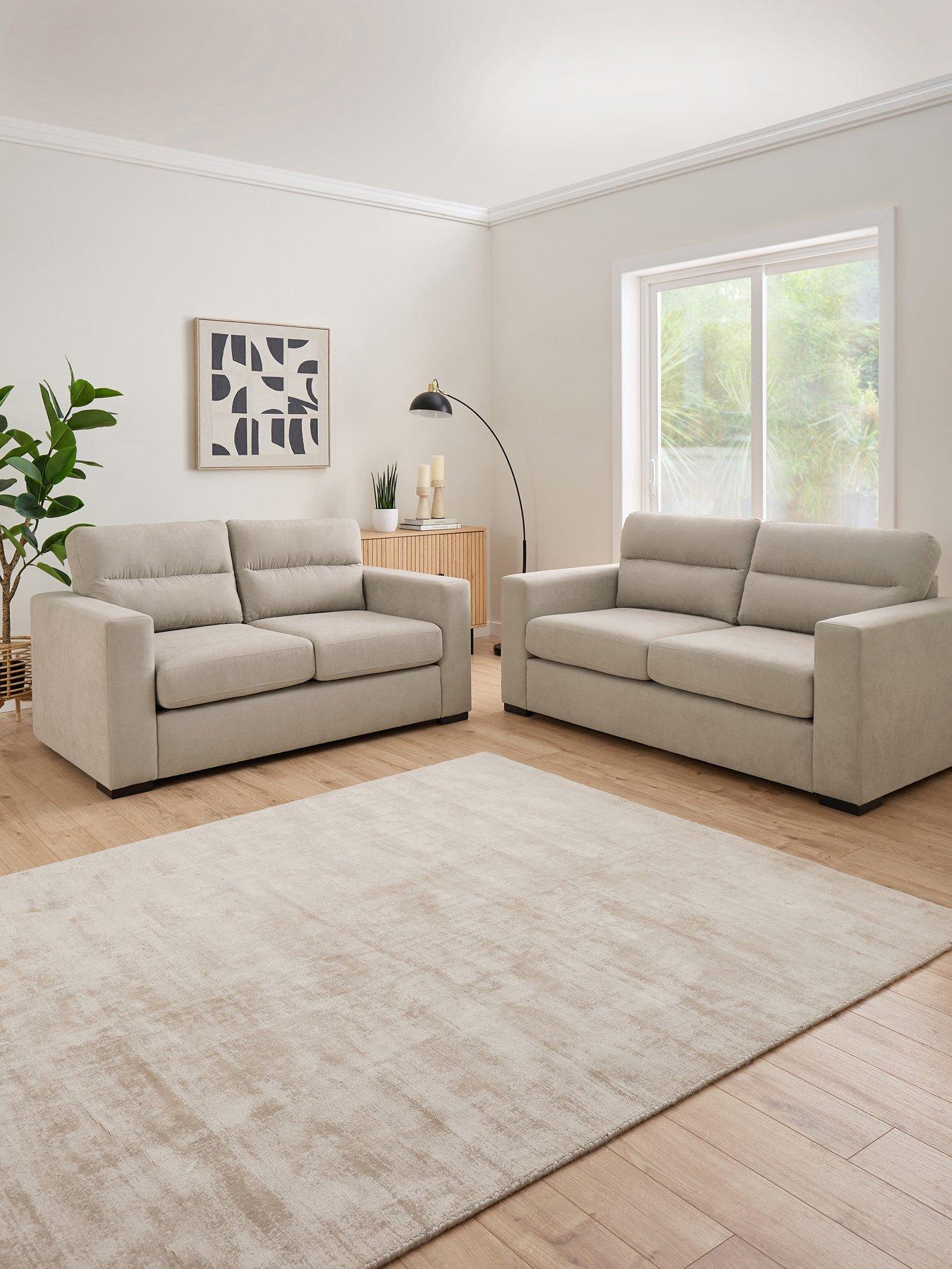 Very Home Seville 3 Seater + 2 Seater Sofa Set (Buy  &  SAVE)