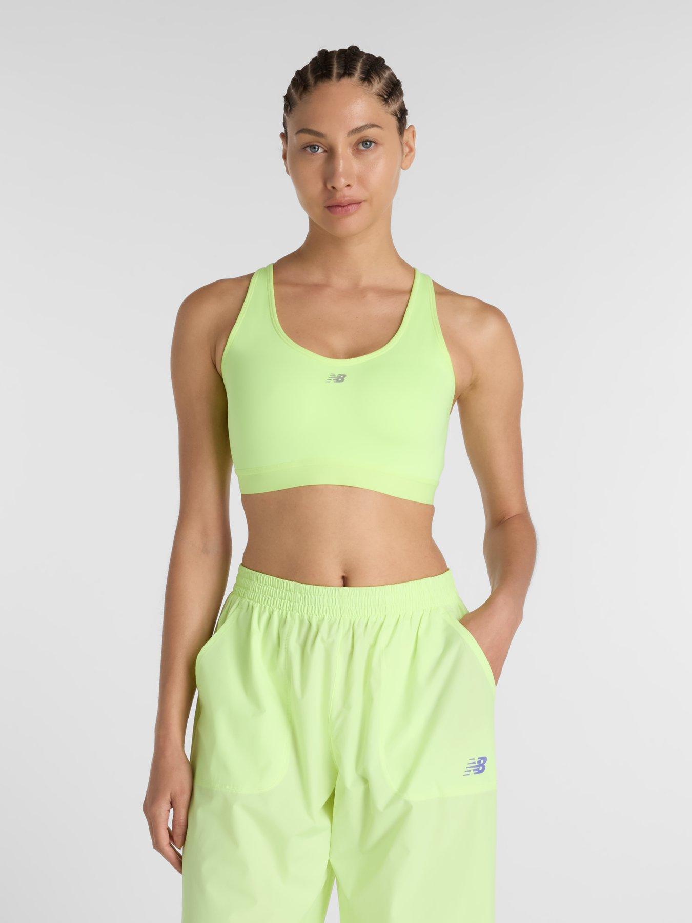 Image 1 of 6 of New Balance Womens Running Essential Bra -Yellow