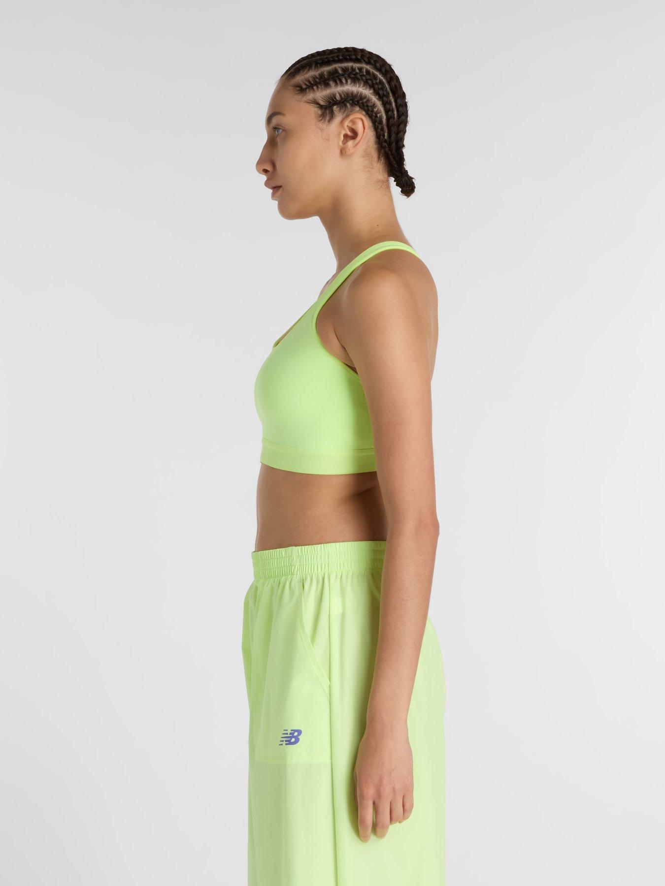 Image 4 of 6 of New Balance Womens Running Essential Bra -Yellow