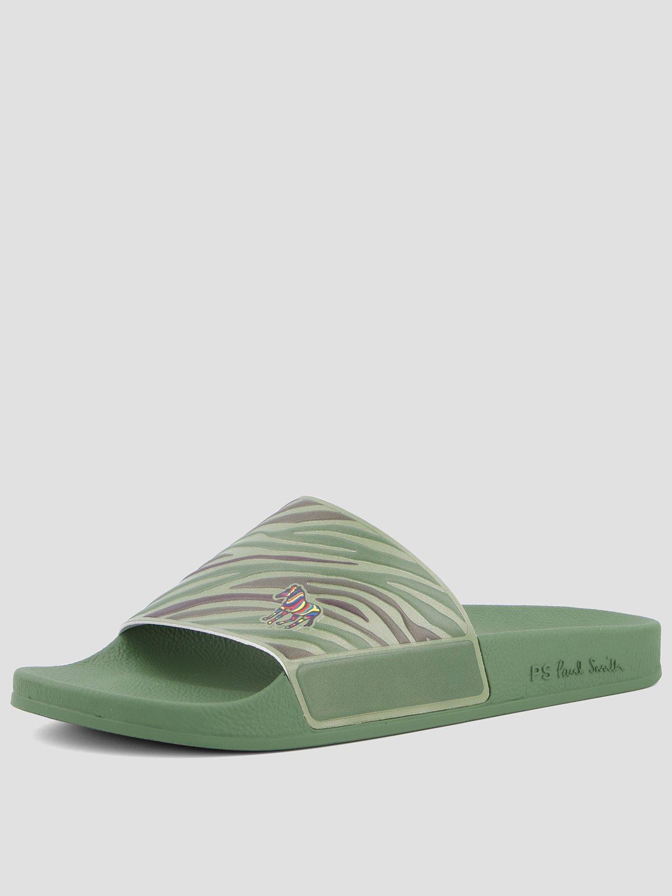 Image 1 of 7 of PS PAUL SMITH Zed Zebra Slide - Green