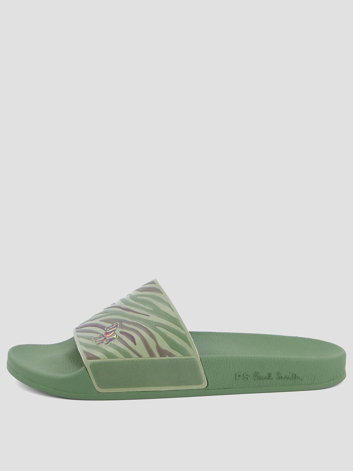 Image 2 of 7 of PS PAUL SMITH Zed Zebra Slide - Green