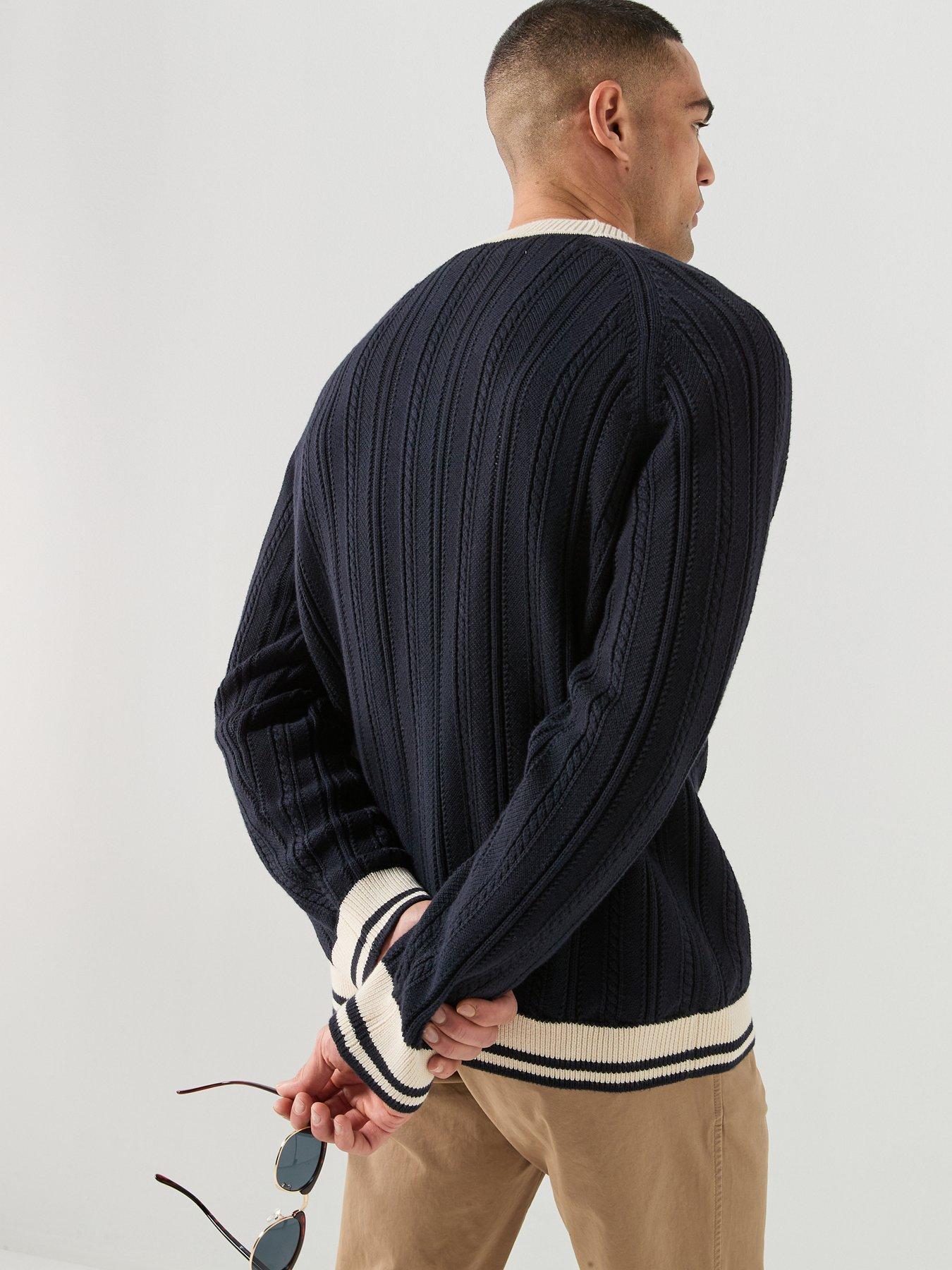 Image 2 of 6 of PS PAUL SMITH Button Through Knitted Cardigan - Navy