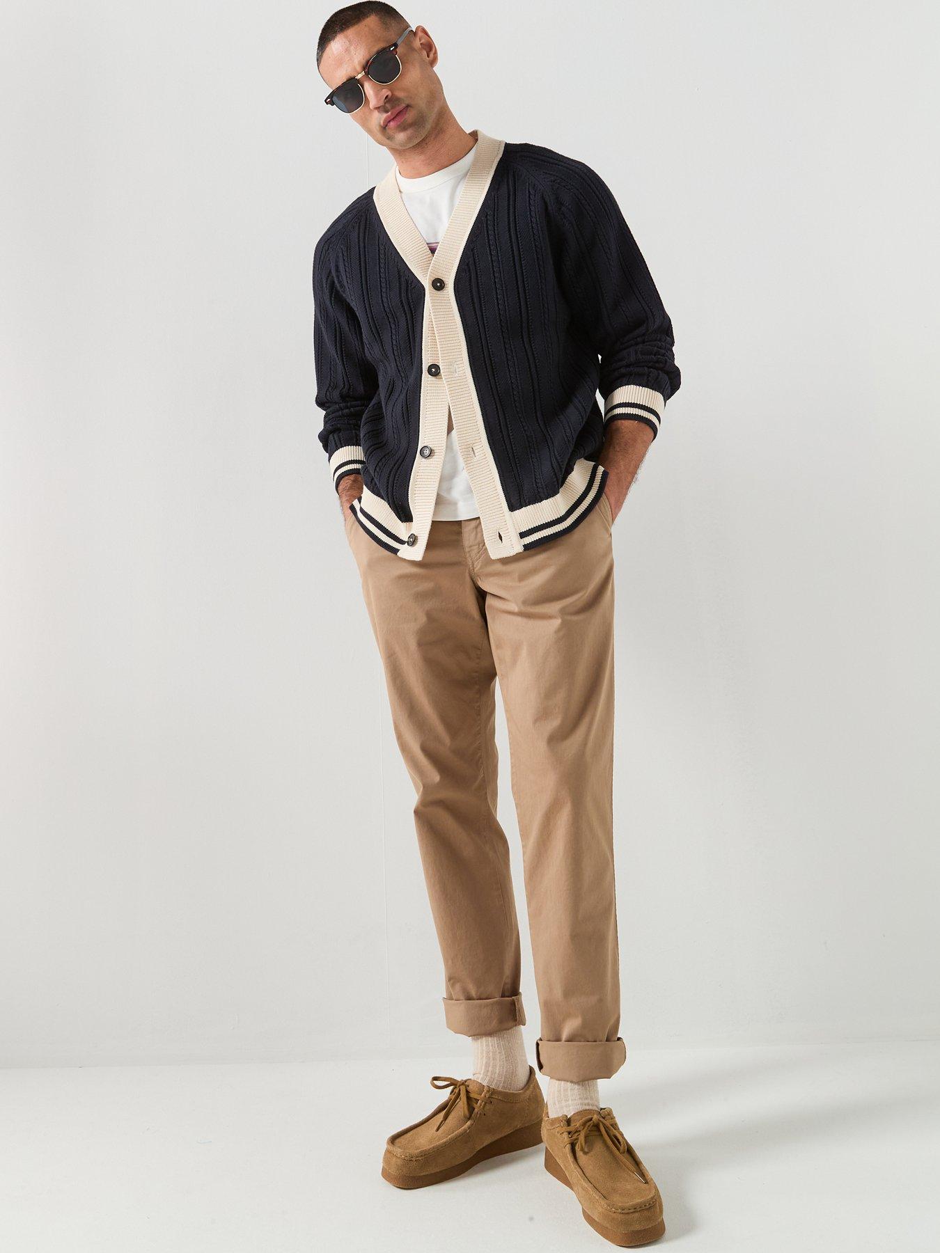 Image 3 of 6 of PS PAUL SMITH Button Through Knitted Cardigan - Navy