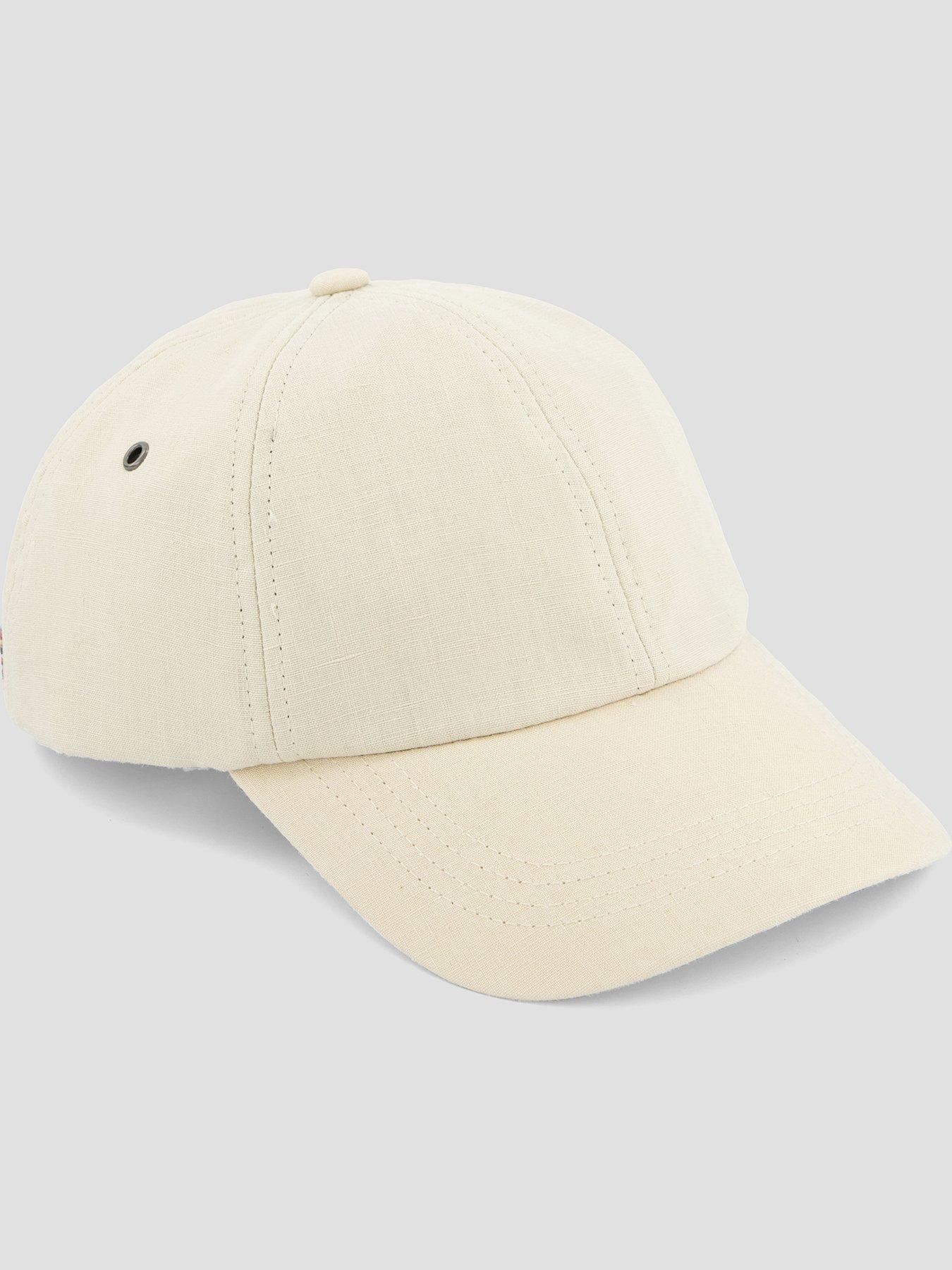 PS PAUL SMITH Linen Cap - Off-White