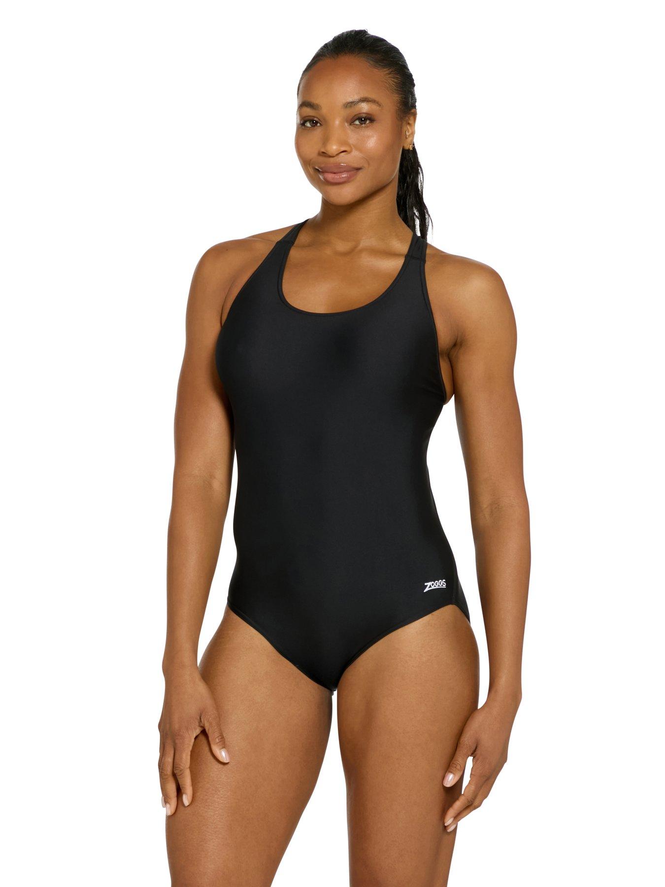 Zoggs Womens Swim Cottesloe Flyback Swimsuit - Black