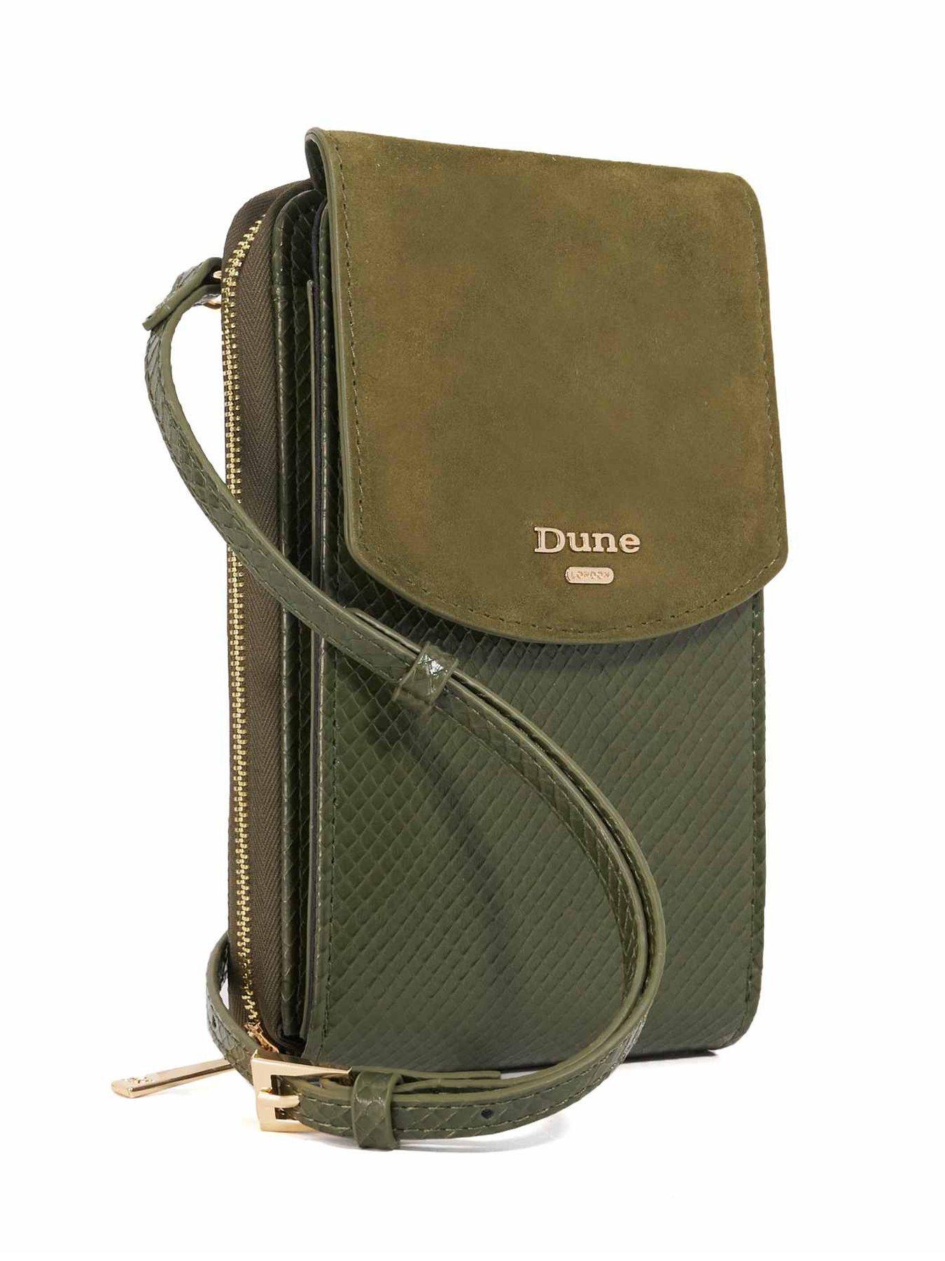 Image 2 of 5 of Dune London Sunrise Basic Phone Cross Body - Green