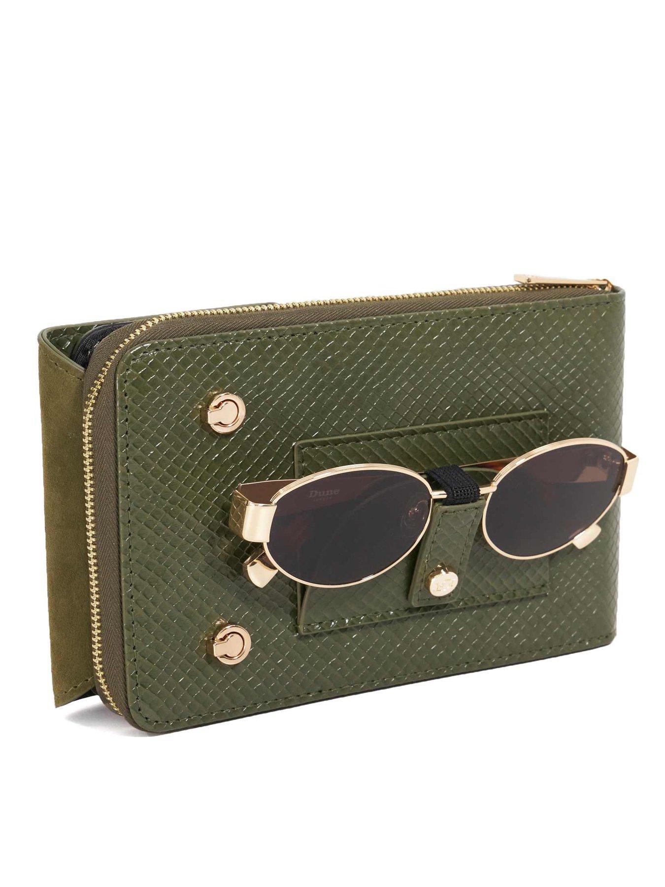Image 4 of 5 of Dune London Sunrise Basic Phone Cross Body - Green