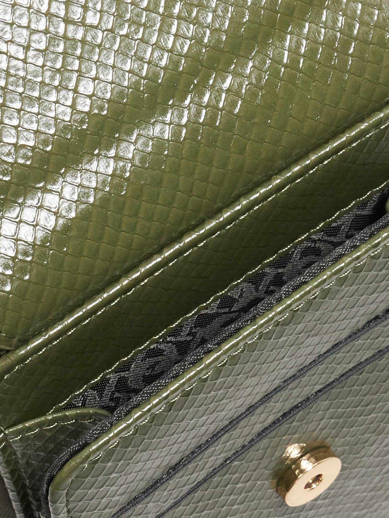 Image 5 of 5 of Dune London Sunrise Basic Phone Cross Body - Green