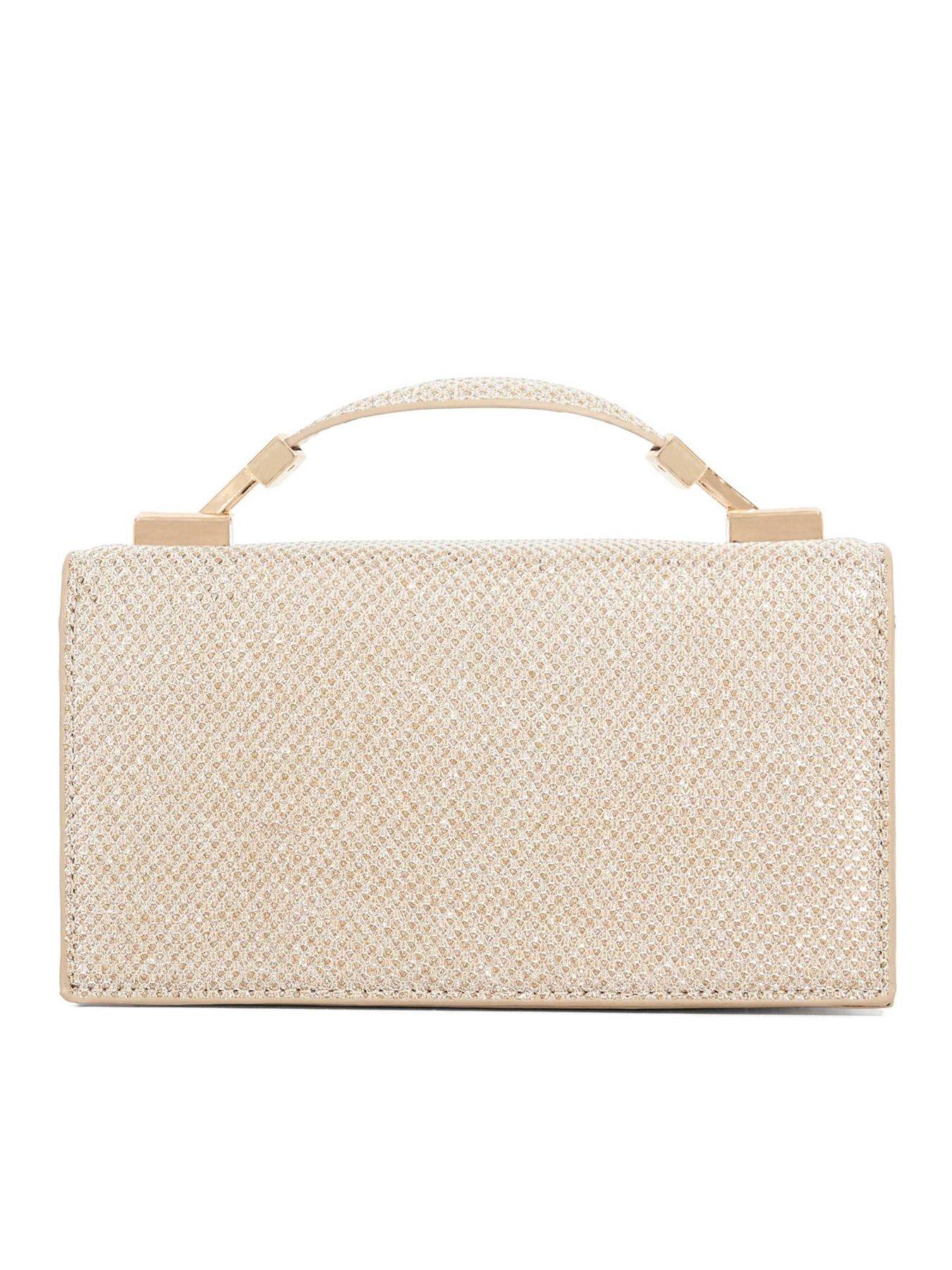 Image 3 of 5 of Dune London Skilled Top Handle Micro Bag - Gold