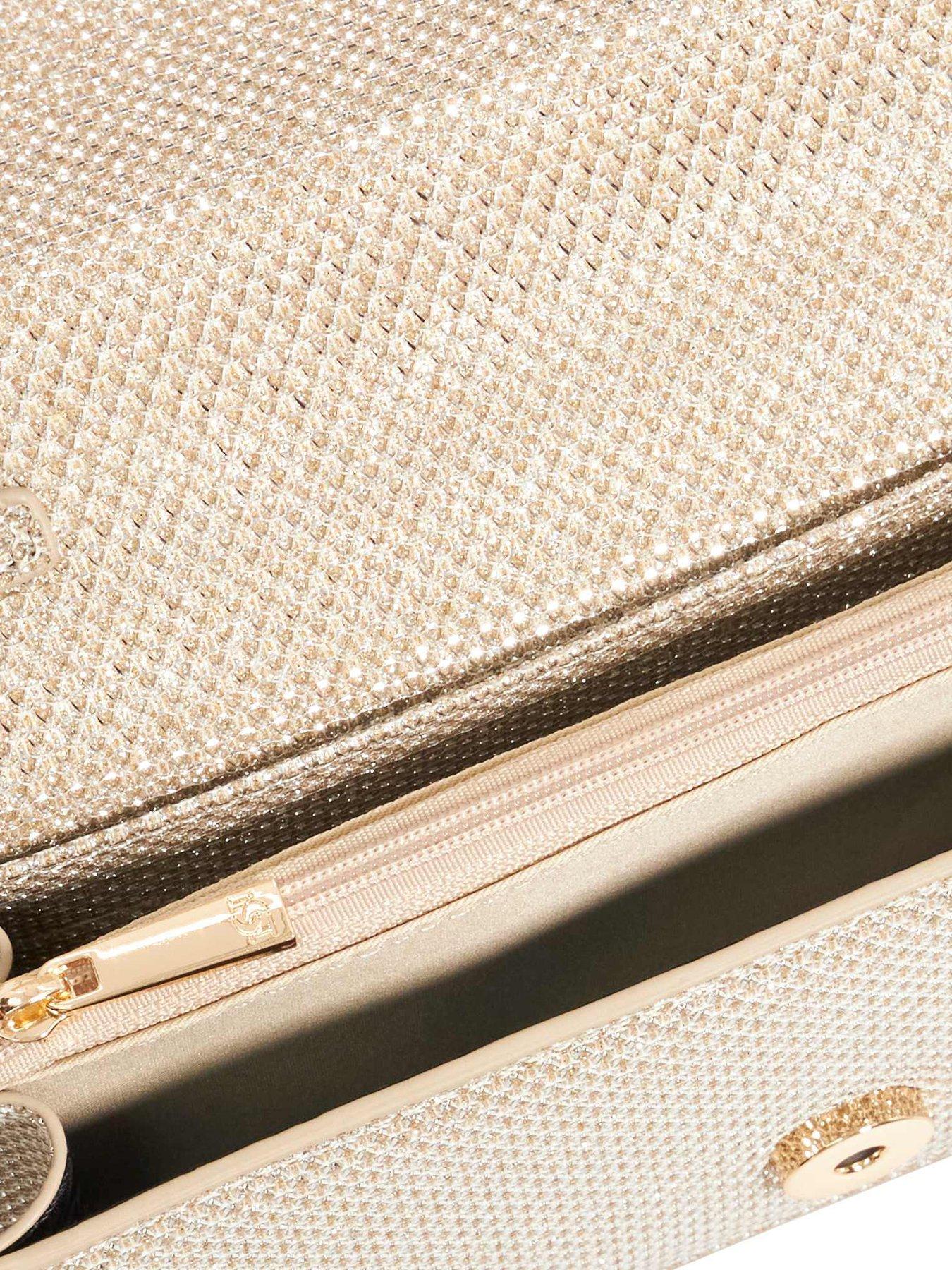 Image 5 of 5 of Dune London Skilled Top Handle Micro Bag - Gold
