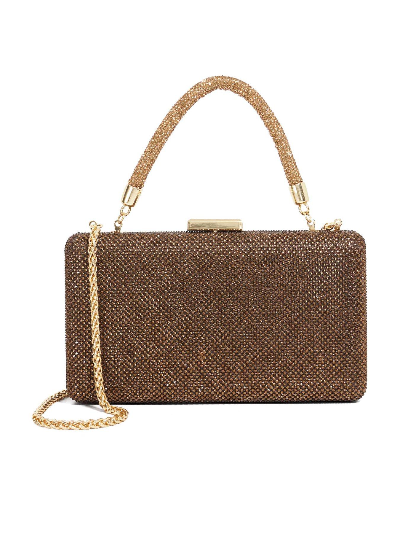 Image 2 of 6 of Dune London Beaut Slim Hard Clutch - Bronze