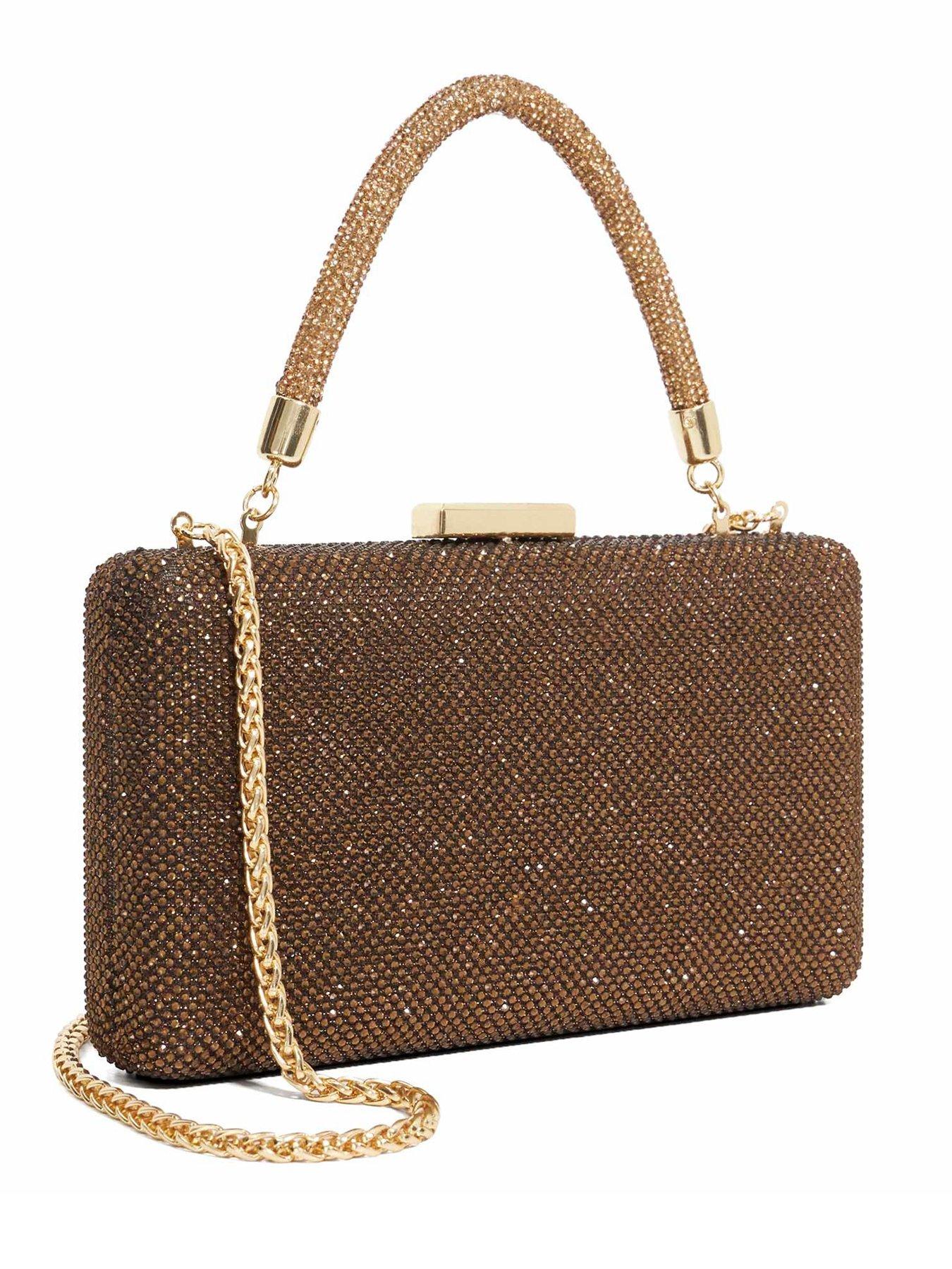 Image 3 of 6 of Dune London Beaut Slim Hard Clutch - Bronze