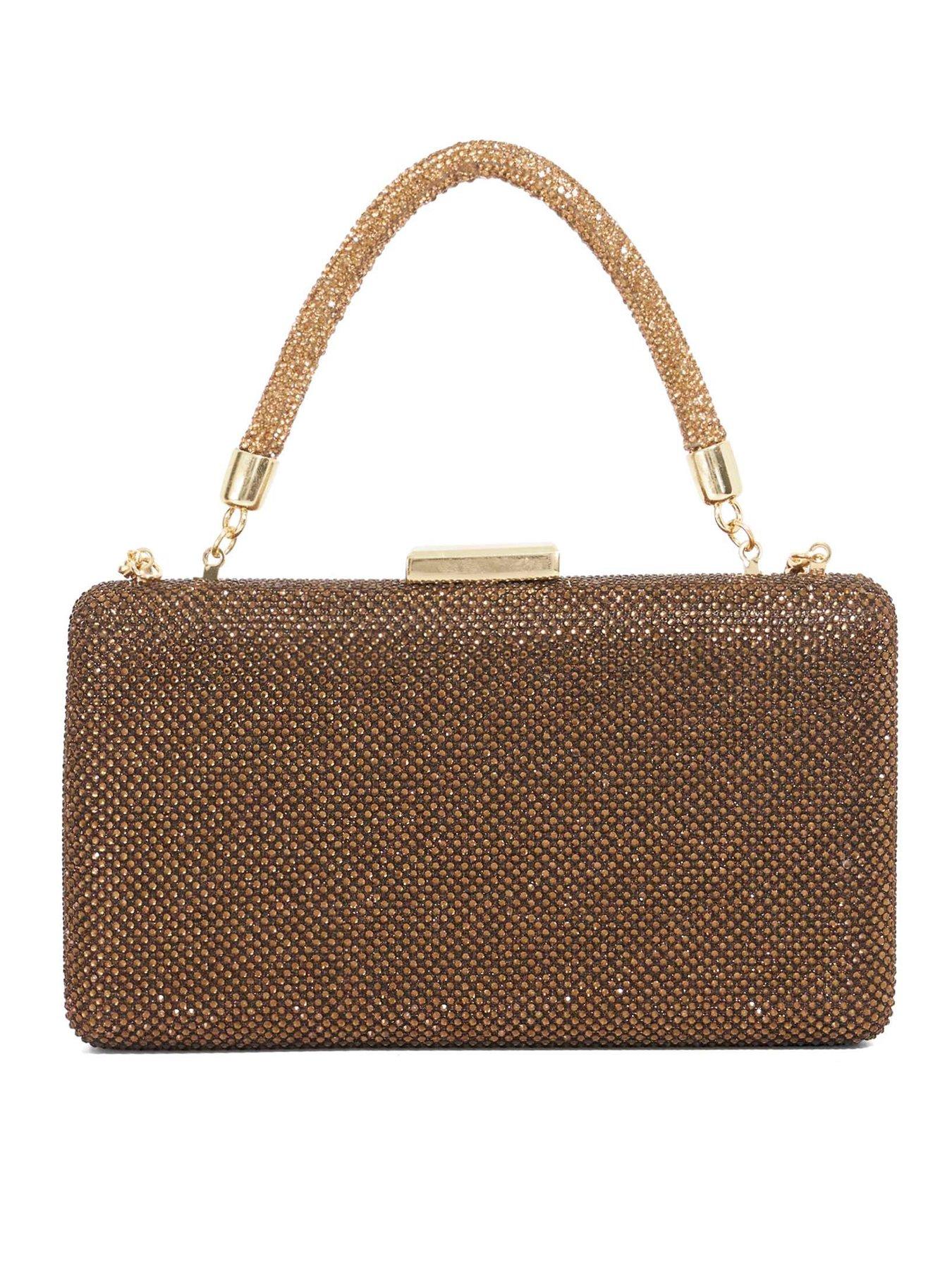 Image 4 of 6 of Dune London Beaut Slim Hard Clutch - Bronze