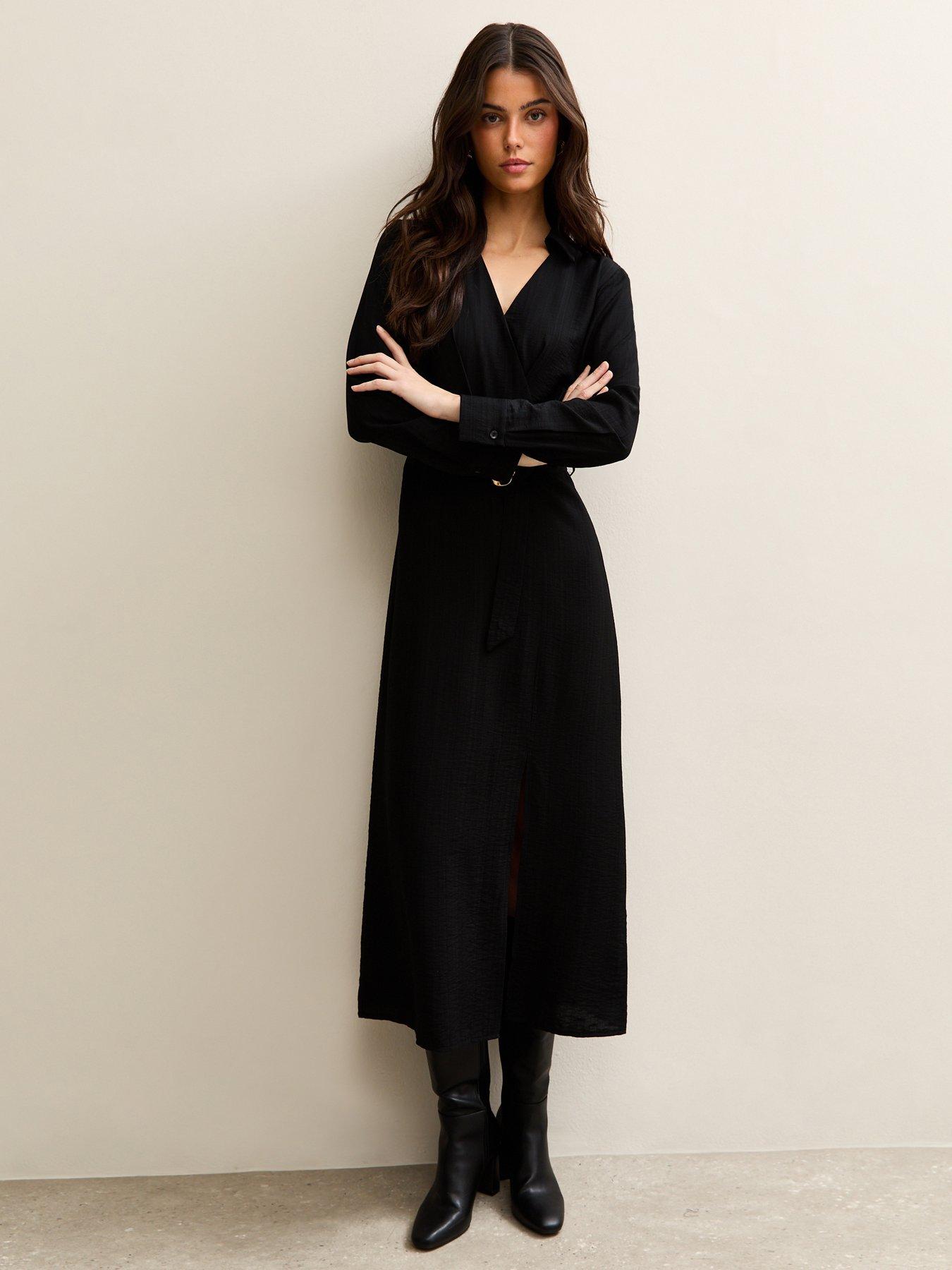 dress with black bow Bridesmay Cocktail Dresses for Women 2024 Wedding Guest Midi My Actual Bust is:68