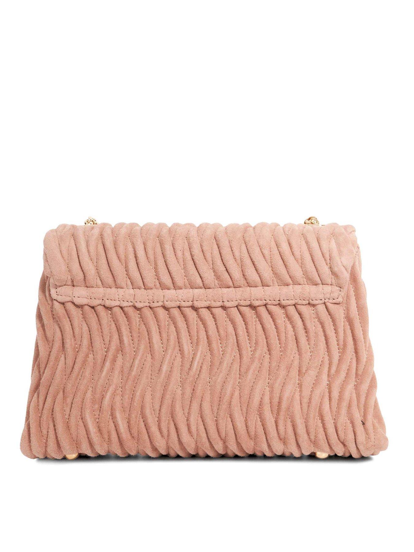 Image 4 of 6 of Dune London Darling Bug Quilt Shoulder Bag - Mink