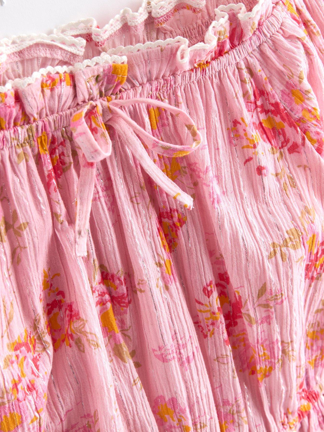 Image 3 of 6 of The Very Collection Girls Tired Short And Top Printed Set - Print
