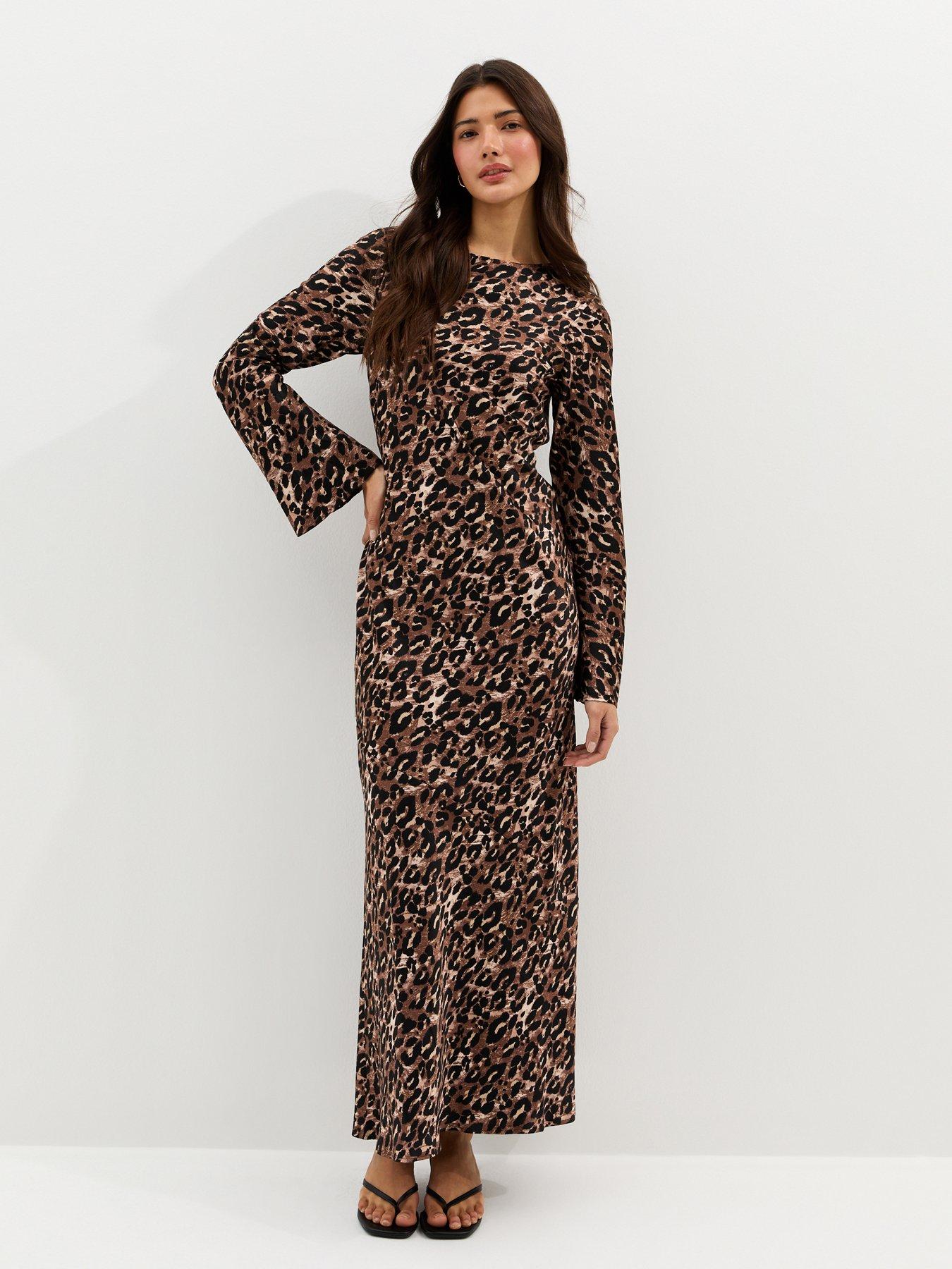 Dresses | Main Collection | Maxi (Long) | Casual | Brown | 14 | Long Sleeve  | Women | Very