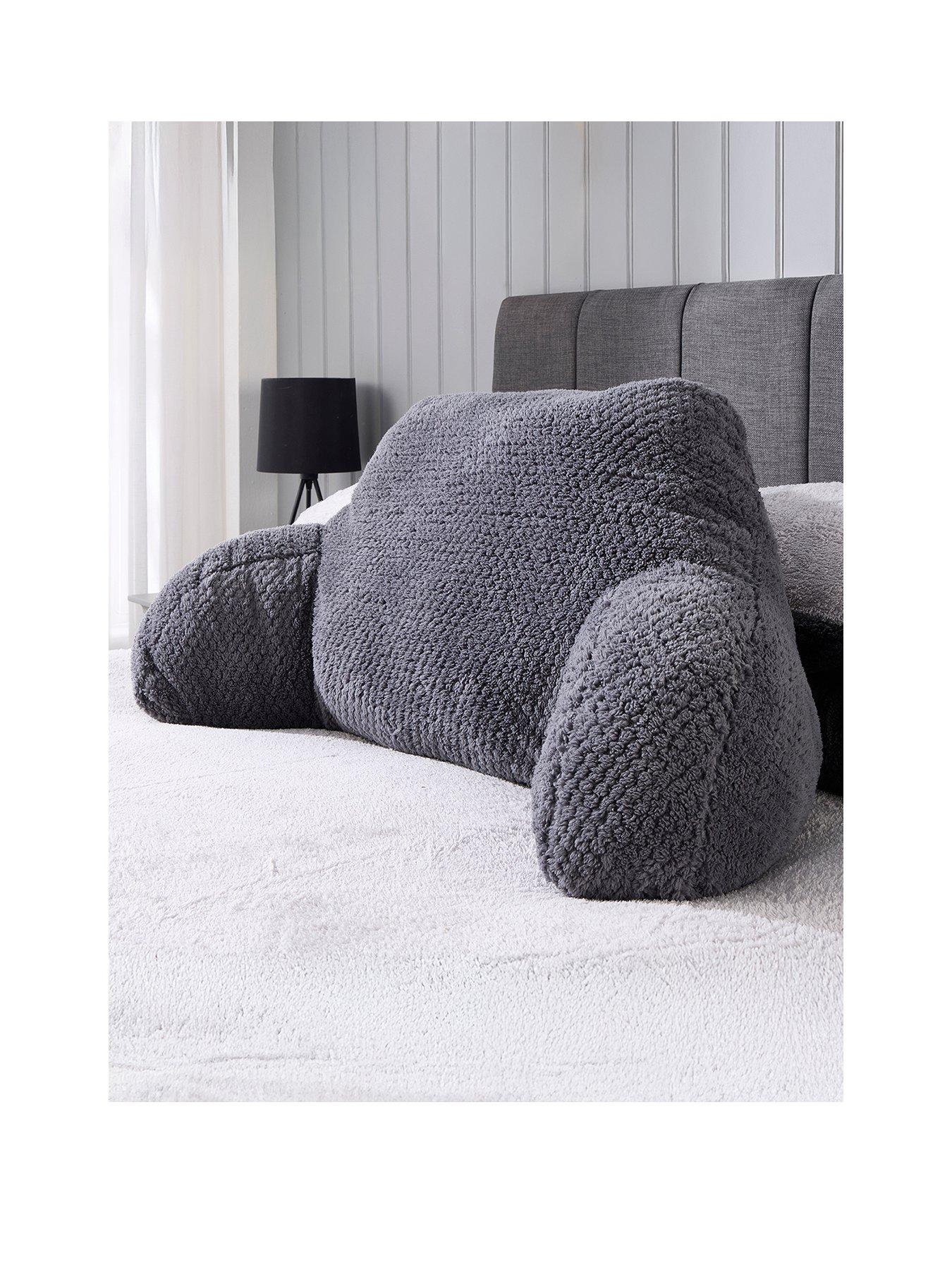 Very Home Waffle Cuddle Cushion - Charcoal