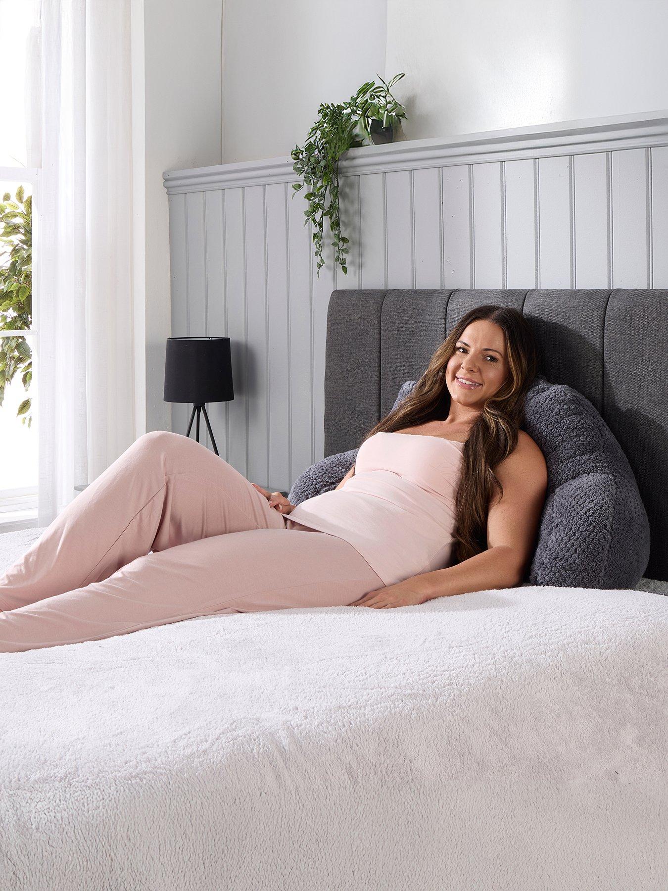 Image 2 of 5 of The Very Collection Waffle Cuddle Cushion - Charcoal
