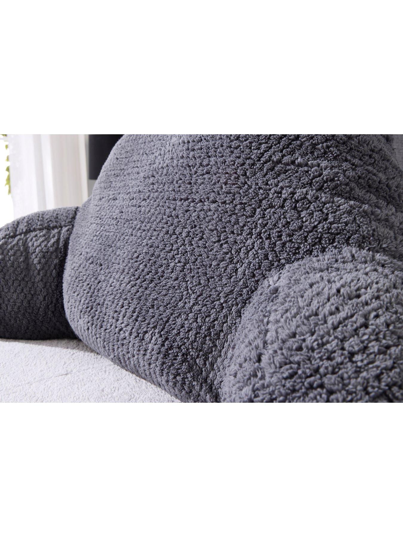 Image 3 of 5 of The Very Collection Waffle Cuddle Cushion - Charcoal