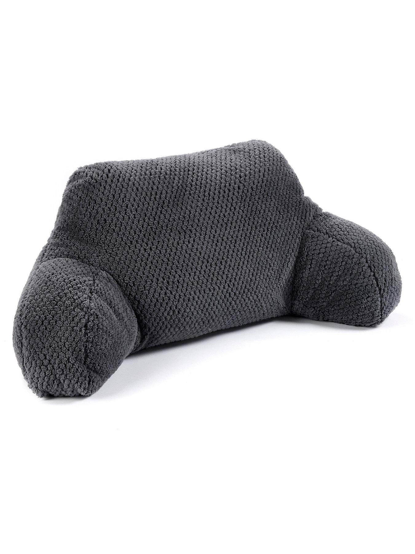 Image 4 of 5 of The Very Collection Waffle Cuddle Cushion - Charcoal