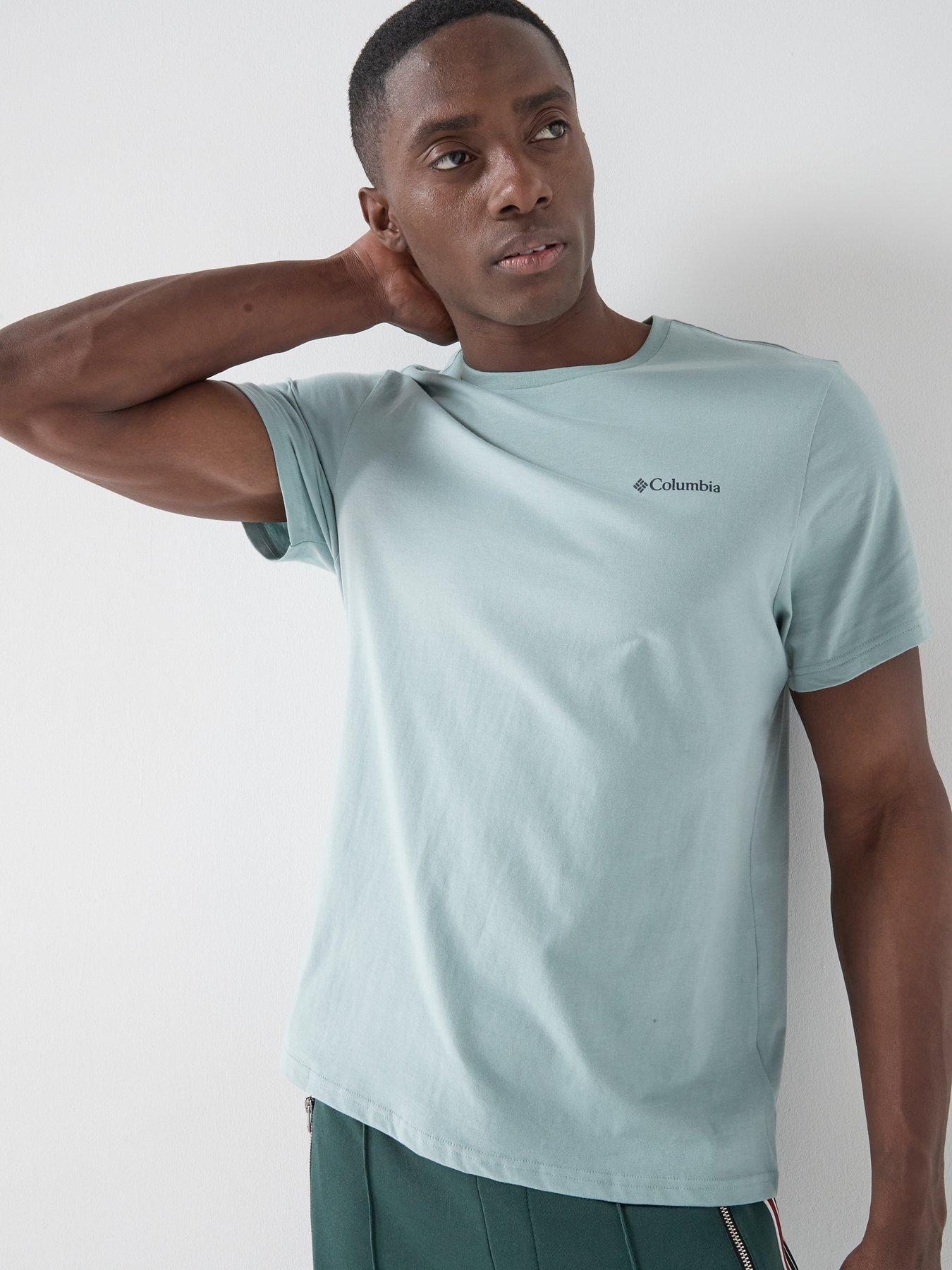 Image 2 of 5 of Columbia Mens Csc Outdoor Back Graphic Tee - Blue
