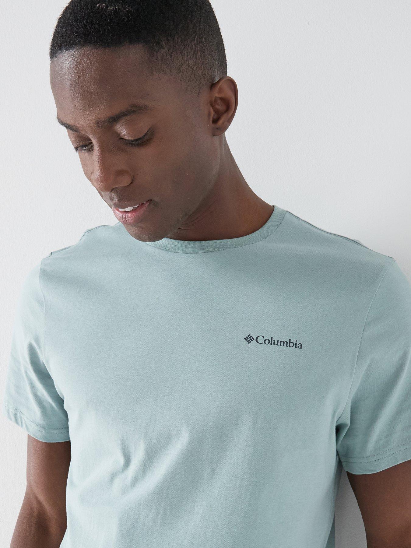 Image 4 of 5 of Columbia Mens Csc Outdoor Back Graphic Tee - Blue