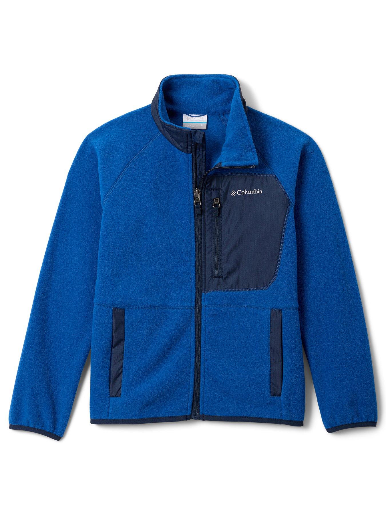 Image 1 of 2 of Columbia Junior Boys Fast Trek V Full Zip Fleece - Blue