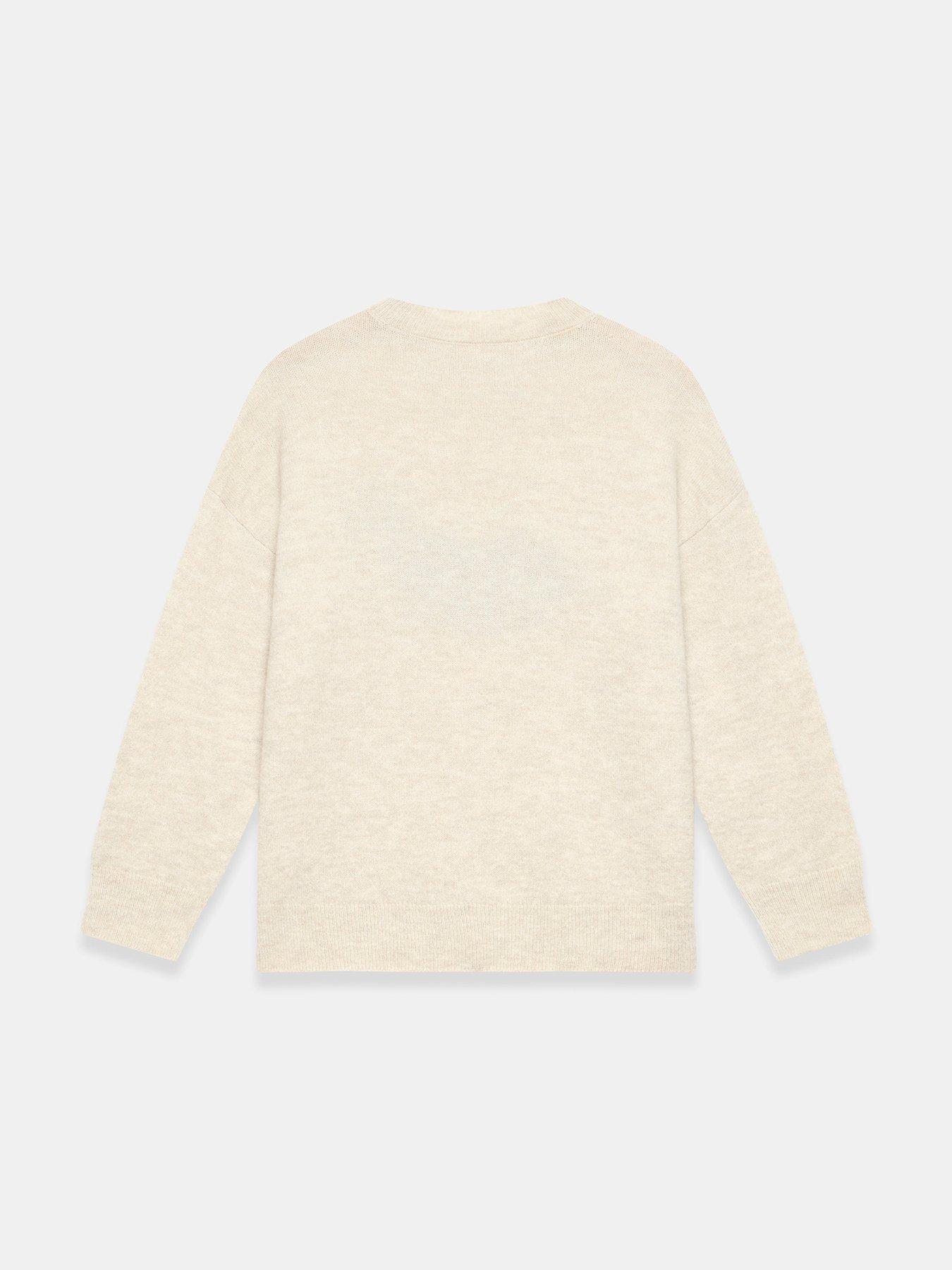 Image 6 of 6 of Mint Velvet Neutral Sausage Dog Jumper - Cream